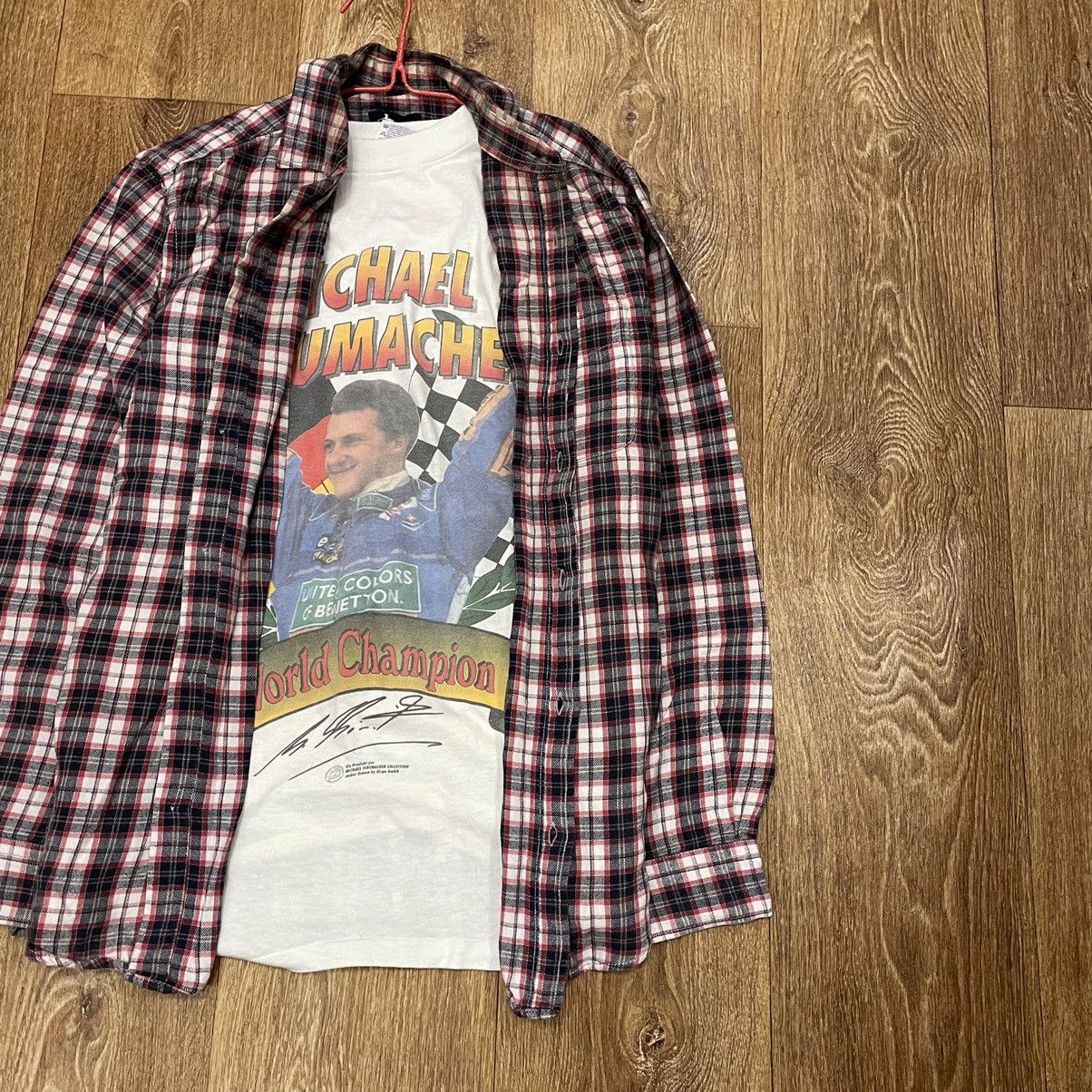 Flannel Vintage Flannel Shirt Travis Scott Style Size US M / EU 48-50 / 2 - 3 Thumbnail