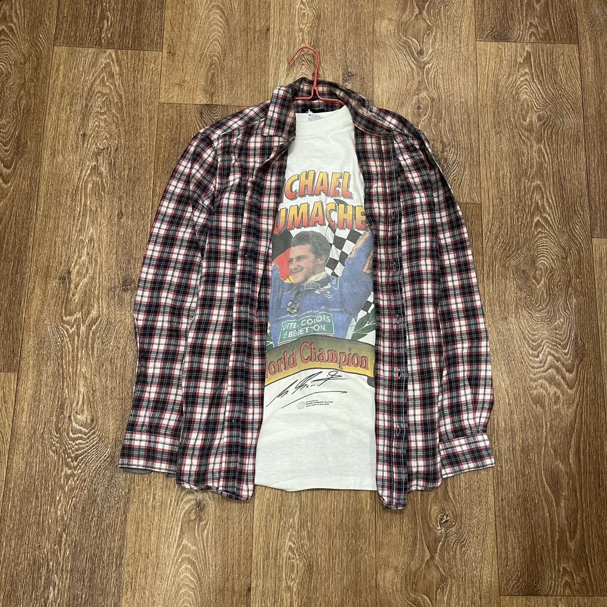 Flannel Vintage Flannel Shirt Travis Scott Style Size US M / EU 48-50 / 2 - 1 Thumbnail