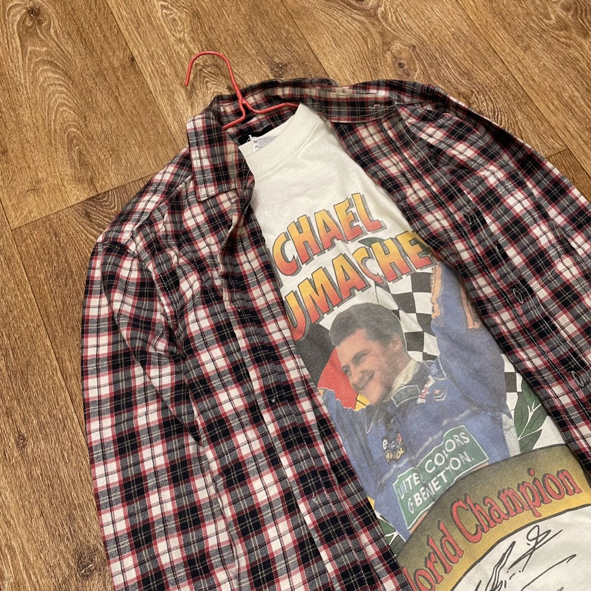 Flannel Vintage Flannel Shirt Travis Scott Style Size US M / EU 48-50 / 2 - 6 Thumbnail