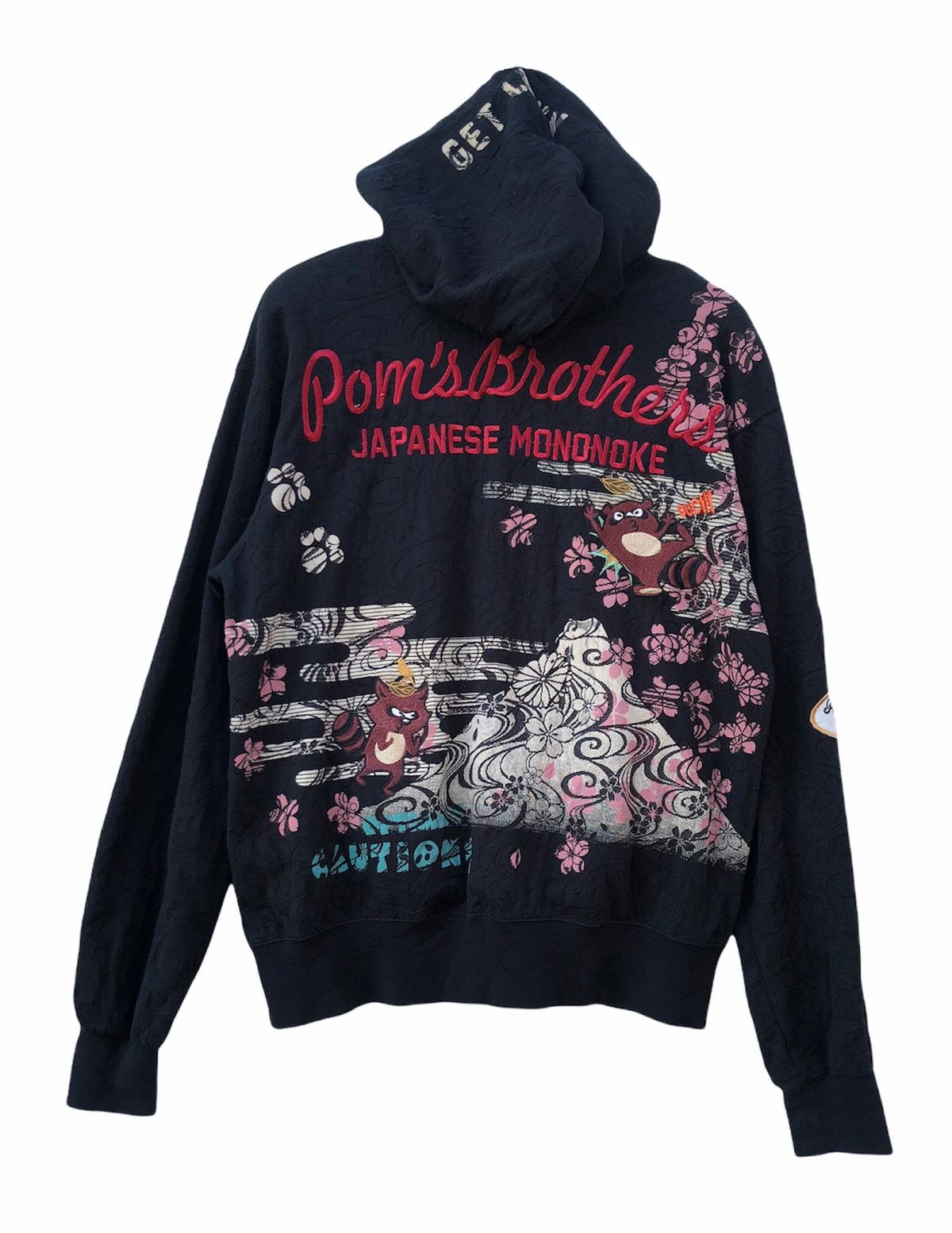 Japanese Brand Japanese Mononoke Embroidery Sweater Size US L / EU 52-54 / 3 - 1 Thumbnail