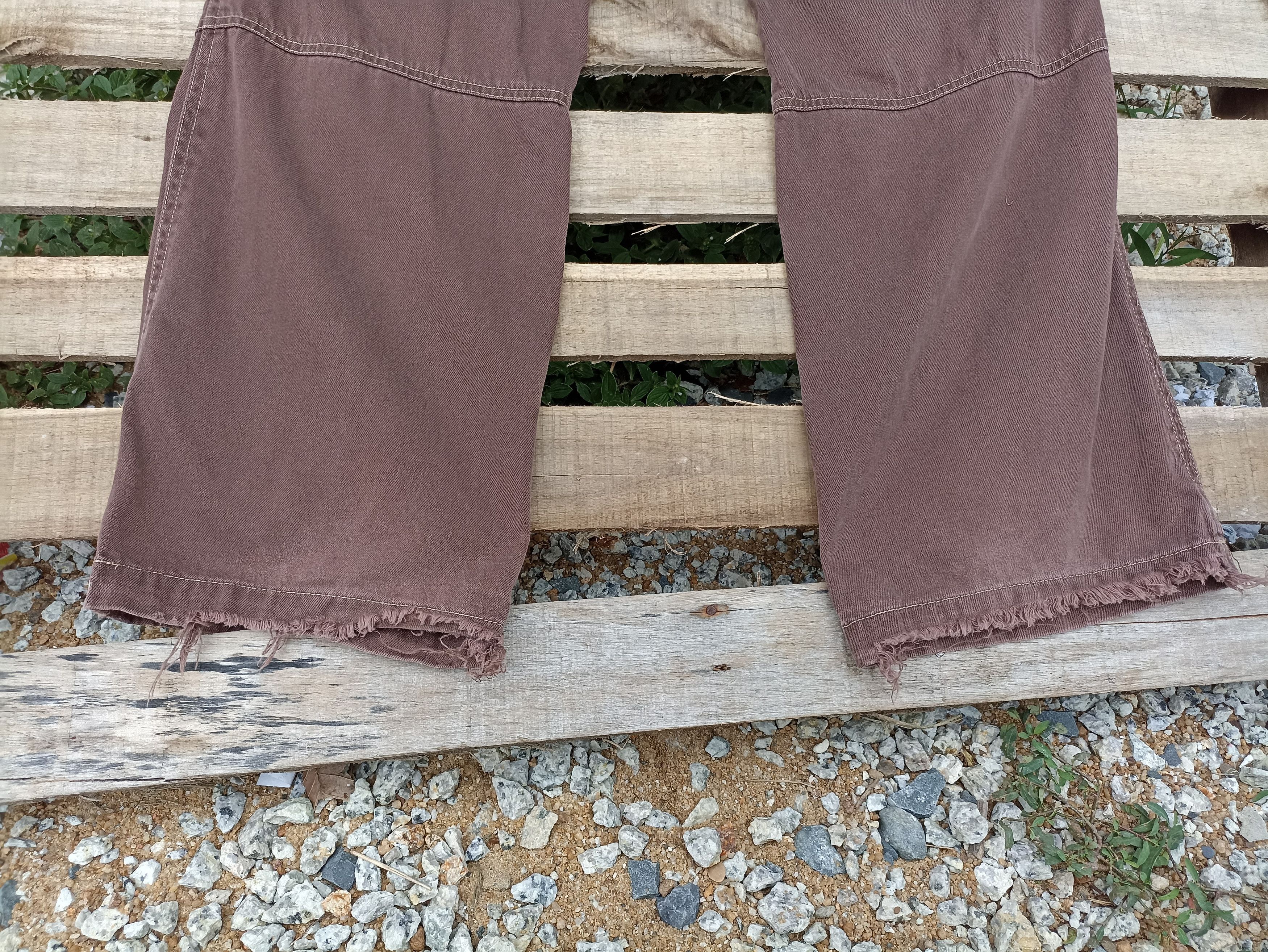 Japanese Brand × Vintage Vintage Japanese brand distressed cargo pants Size US 35 - 4 Thumbnail