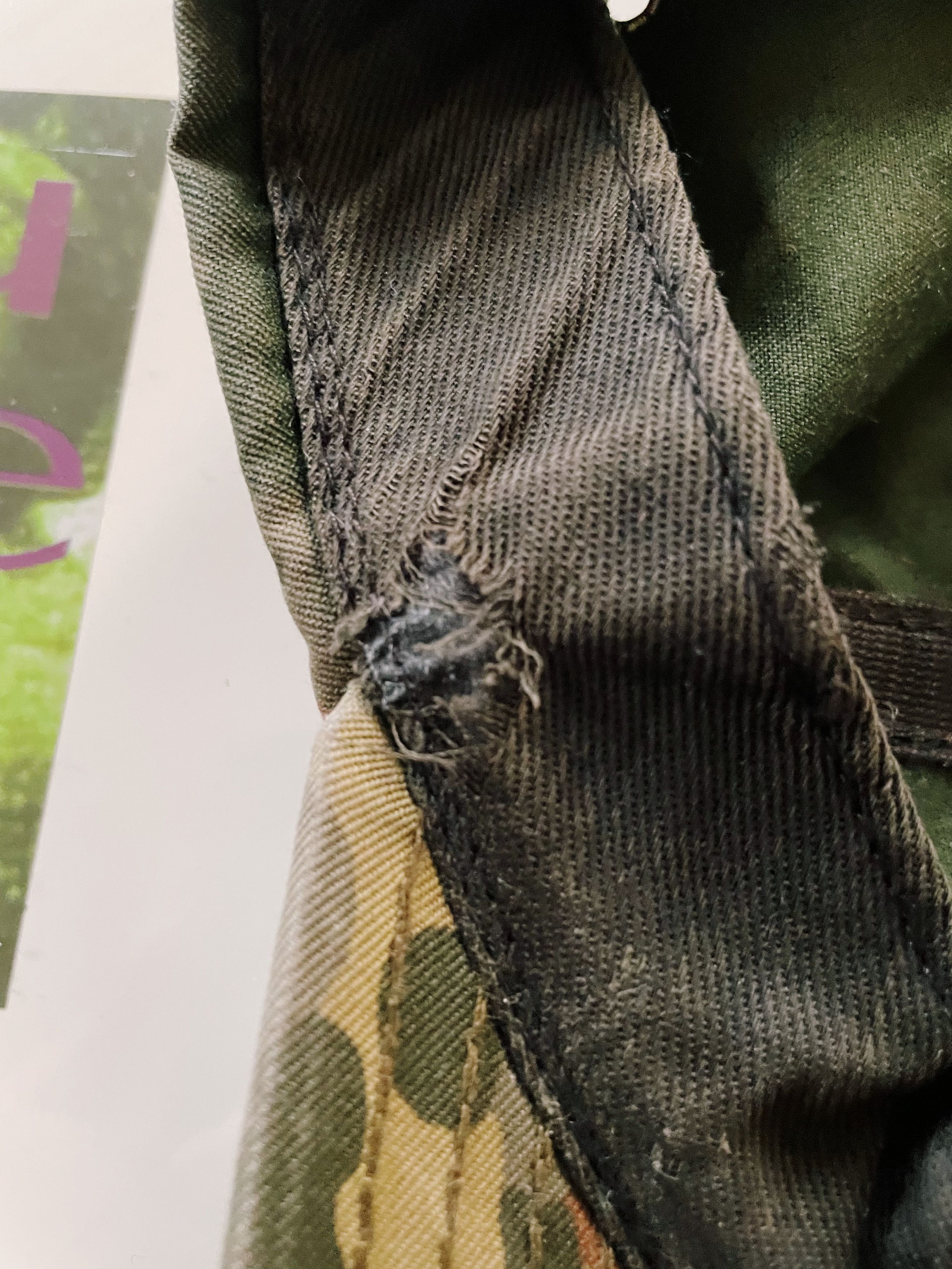 Supreme × Vintage Vintage Supreme 2001 Painted Camo Camp Cap Size ONE SIZE - 4 Thumbnail