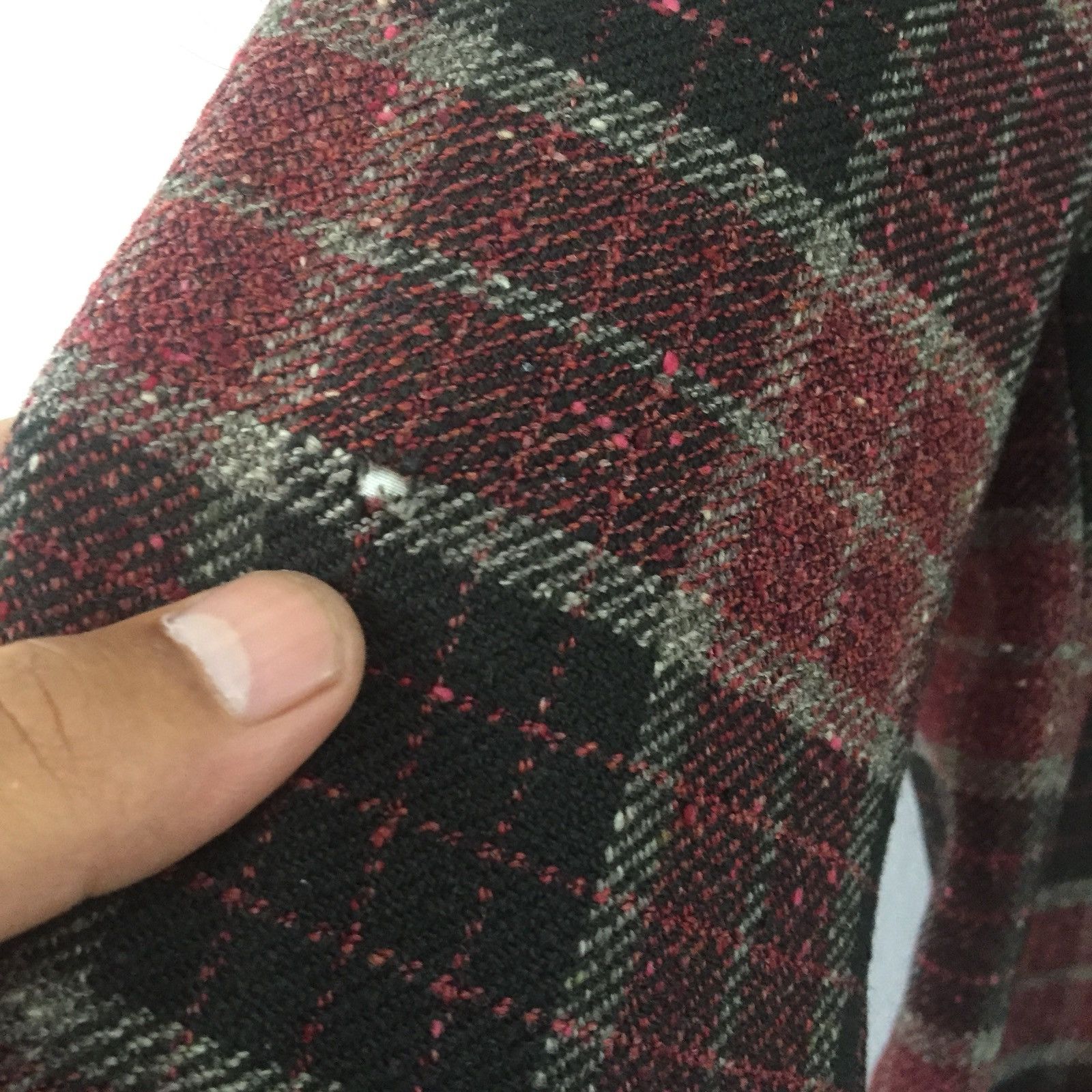 Kenzo Kenzo tartan Wool Coat Blazer Size 34S - 7 Thumbnail