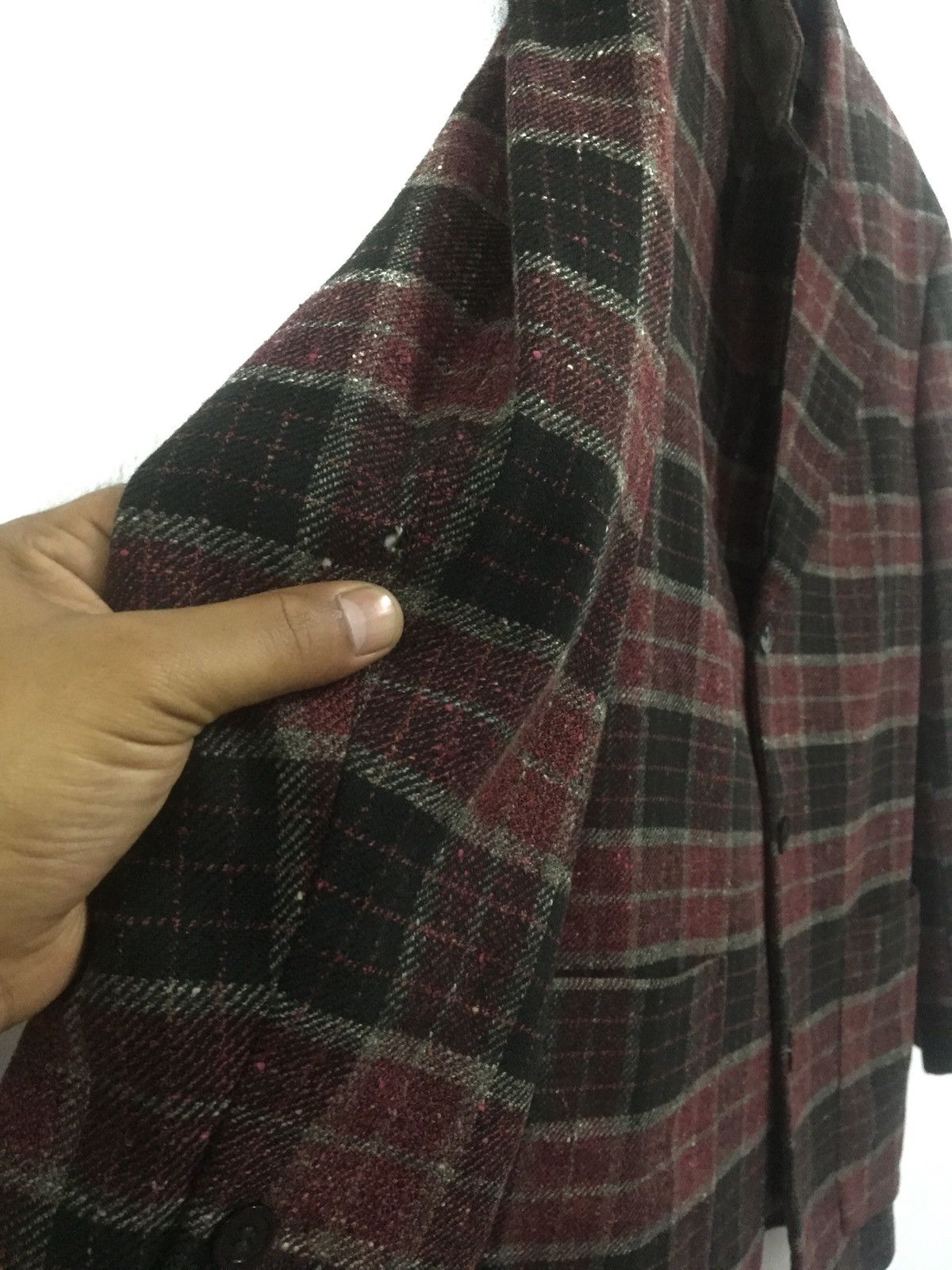 Kenzo Kenzo tartan Wool Coat Blazer Size 34S - 8 Thumbnail