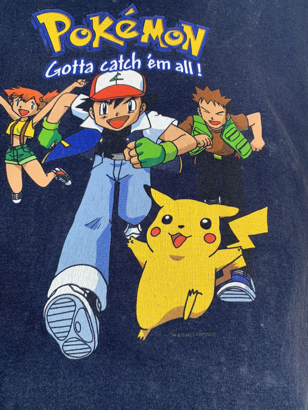 Nintendo × Pokemon × Vintage Vintage Faded 1999 Nintendo Pokemon single Stich Printed Tee Size US M / EU 48-50 / 2 - 8 Thumbnail