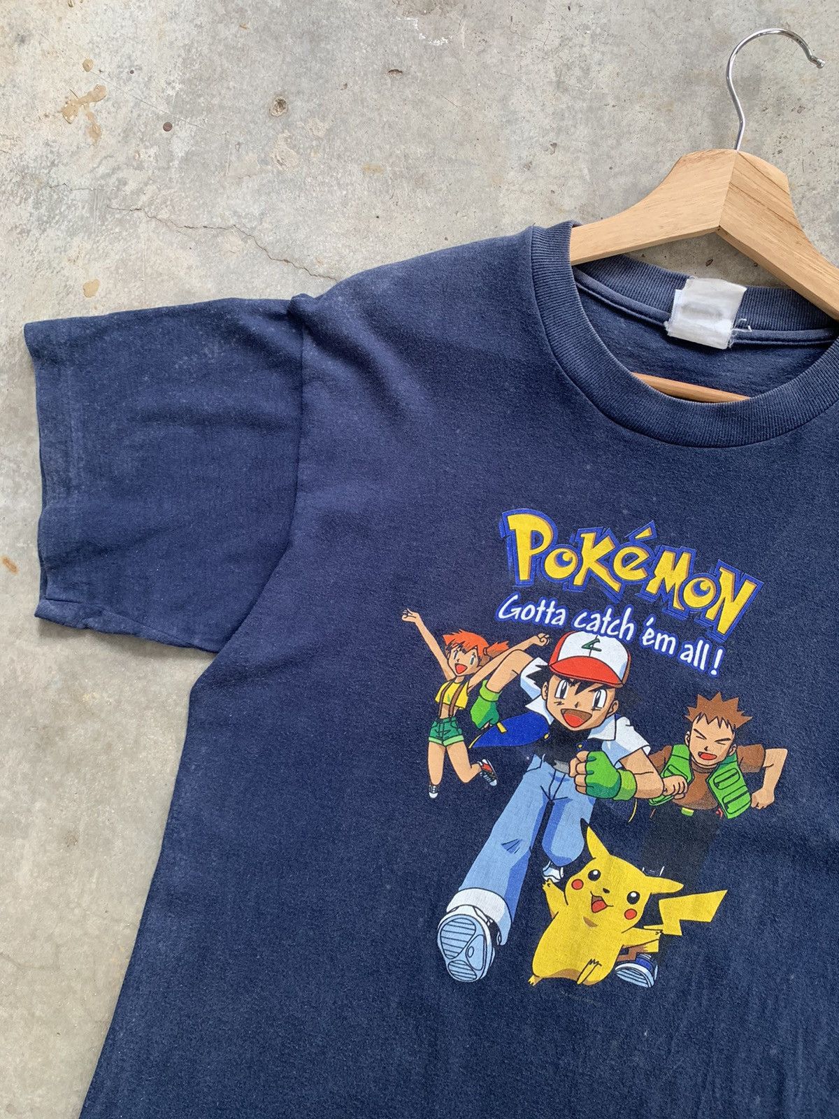 Nintendo × Pokemon × Vintage Vintage Faded 1999 Nintendo Pokemon single Stich Printed Tee Size US M / EU 48-50 / 2 - 2 Thumbnail