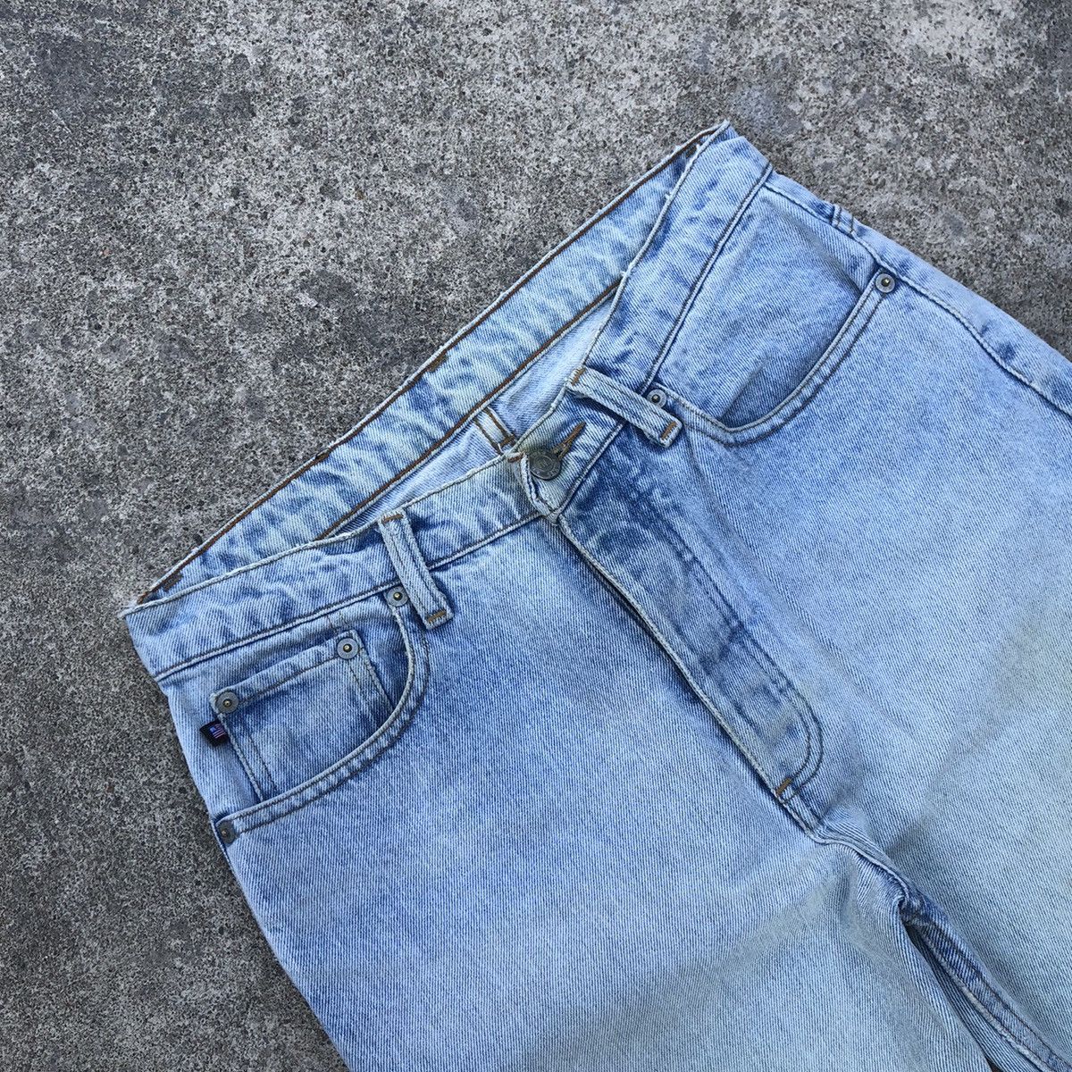 Polo Ralph Lauren × Ralph Lauren 🔥Trash🔥Polo Ralph Lauren Destroy Rips Slay Distress Jeans Size US 30 / EU 46 - 13 Thumbnail
