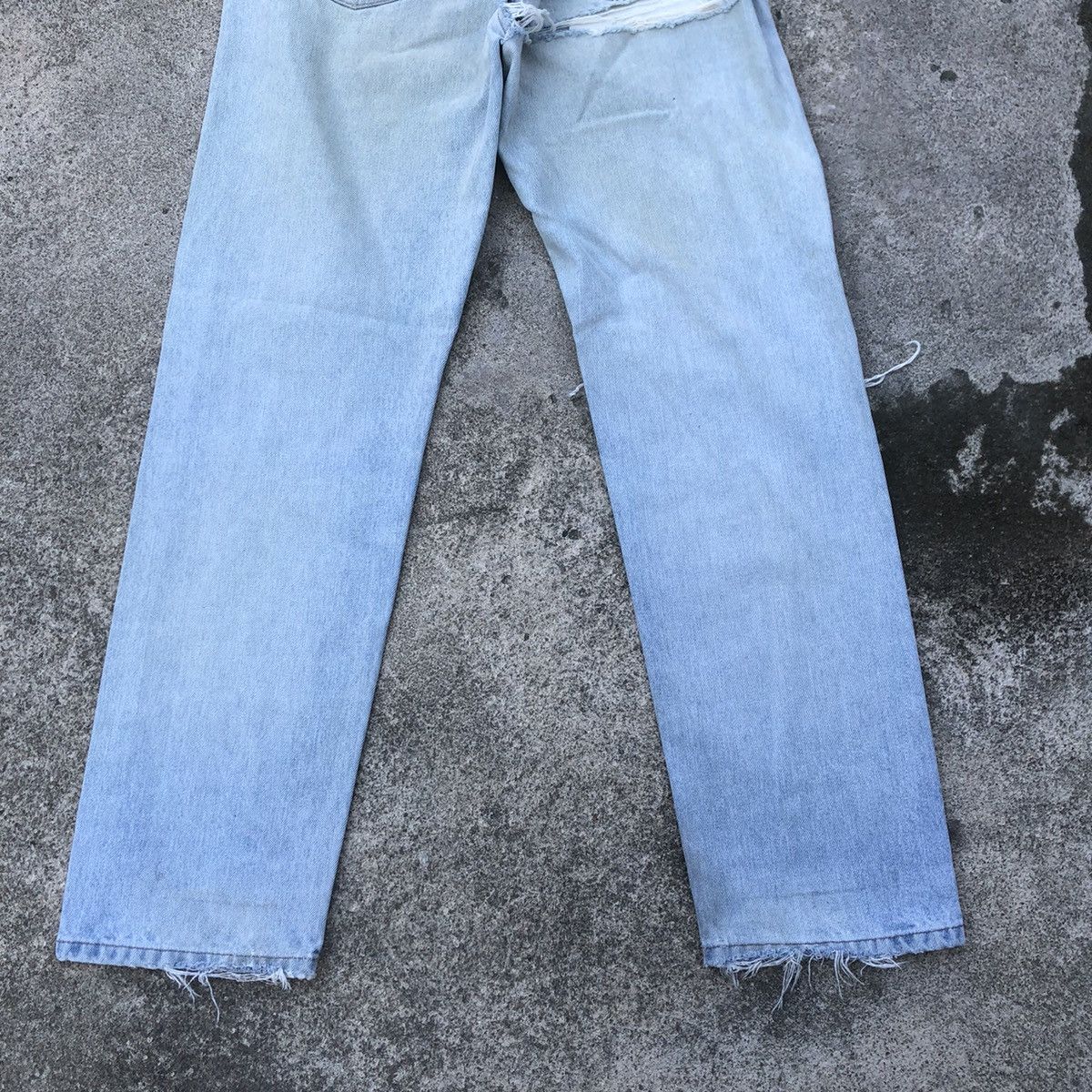 Polo Ralph Lauren × Ralph Lauren 🔥Trash🔥Polo Ralph Lauren Destroy Rips Slay Distress Jeans Size US 30 / EU 46 - 6 Thumbnail