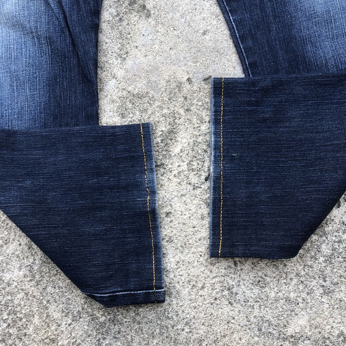 Edwin × Vintage 🔥Rare🔥Vintage Edwin 503 Stoned Wash Rips Denim Jeans Size US 32 / EU 48 - 7 Thumbnail