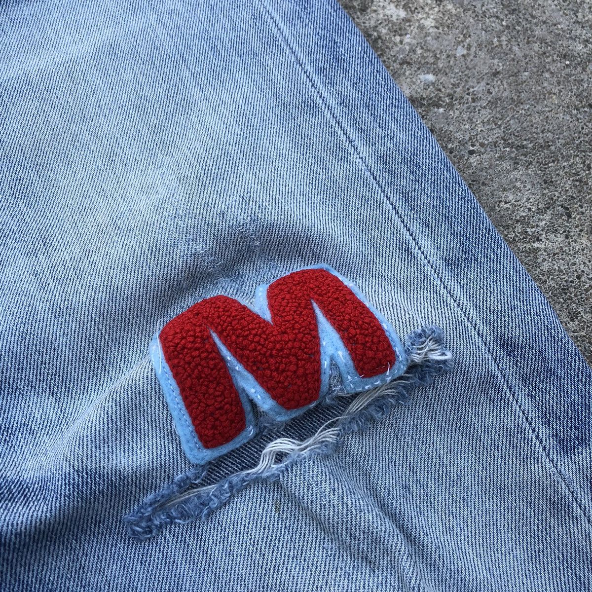 Levi's × Vintage 🔥Rare🔥Levis 505 Single R Patchwork Rips Distress Denim Jeans Size US 29 - 10 Thumbnail