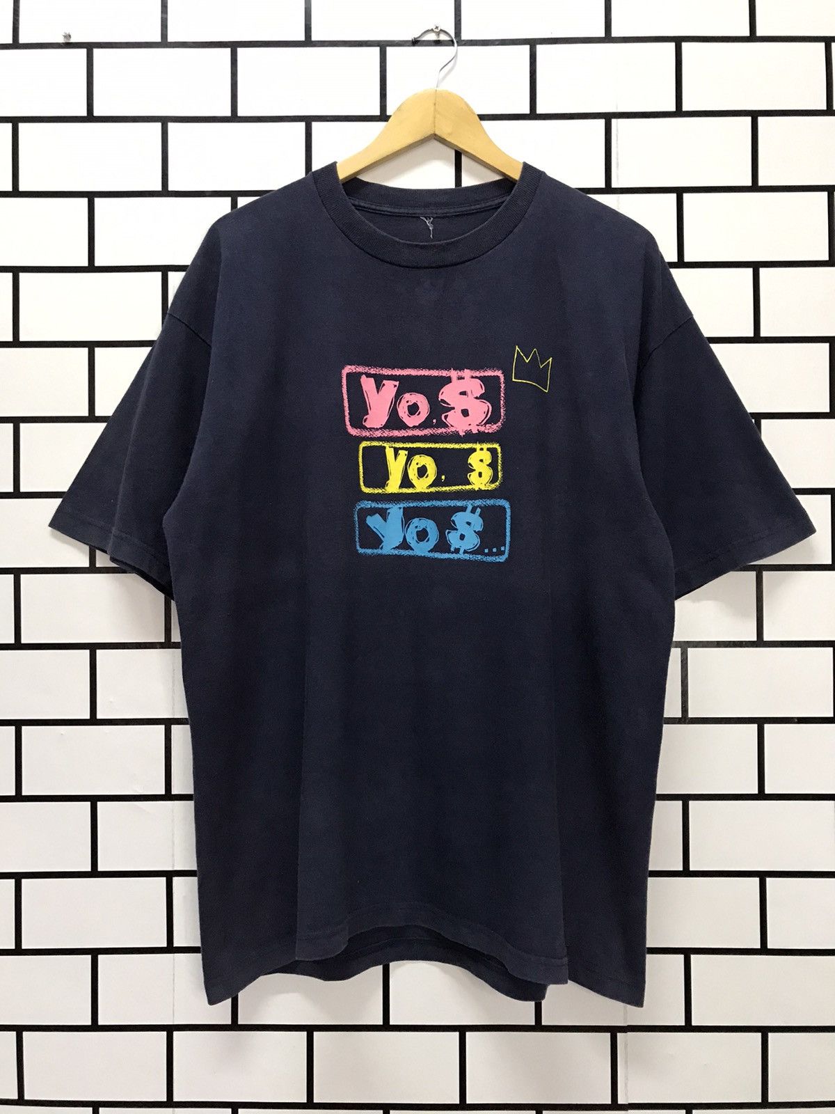 Jean-Michel Basquiat × Vintage Vintage Sun faded Jean Michael Basquiat tshirt Size US XL / EU 56 / 4 - 2 Thumbnail