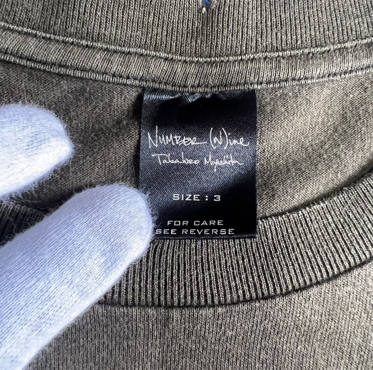 Number (N)ine NUMBER (N)INE "DADDY I THINK THE WORLD IS MAD AT ASS" TEE Size US L / EU 52-54 / 3 - 3 Thumbnail