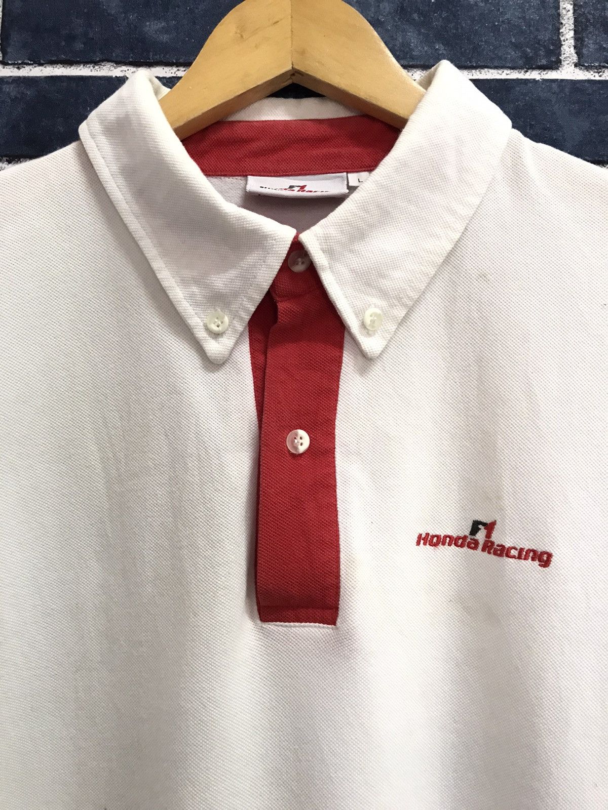 Honda × Japanese Brand Vintage F1 Honda Racing Team Polo shirt Size US M / EU 48-50 / 2 - 4 Thumbnail