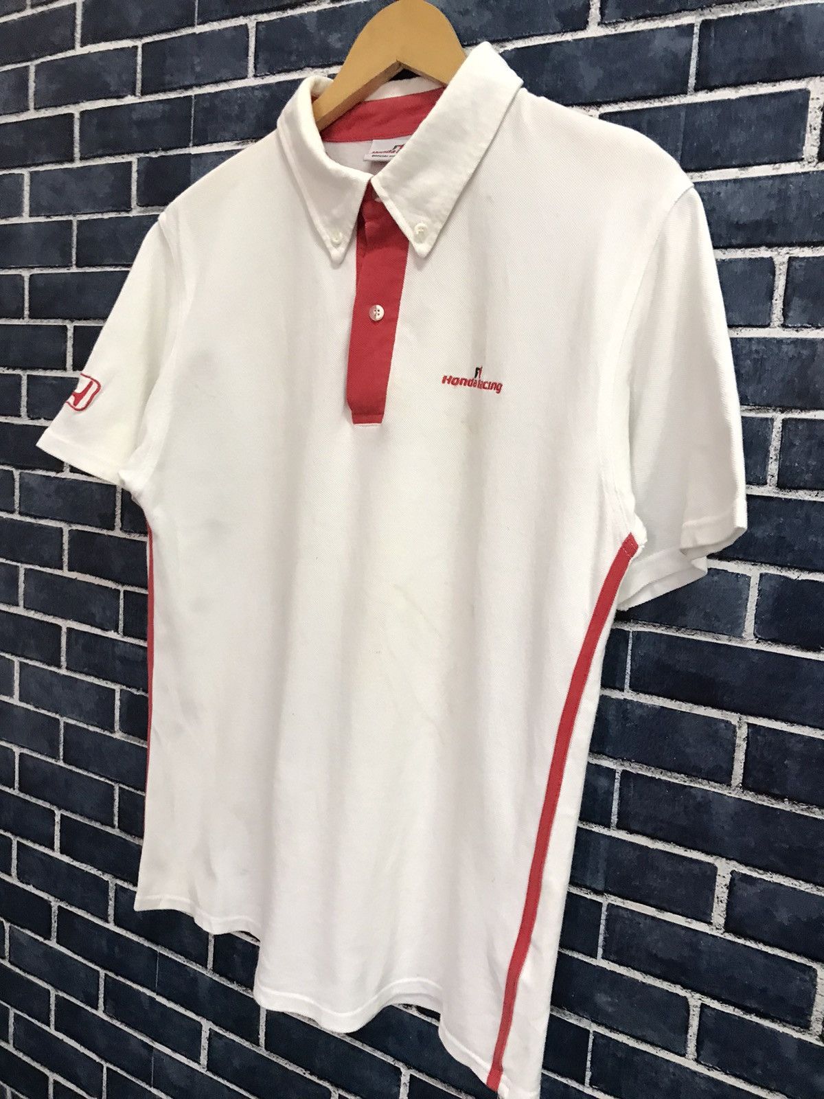 Honda × Japanese Brand Vintage F1 Honda Racing Team Polo shirt Size US M / EU 48-50 / 2 - 8 Thumbnail