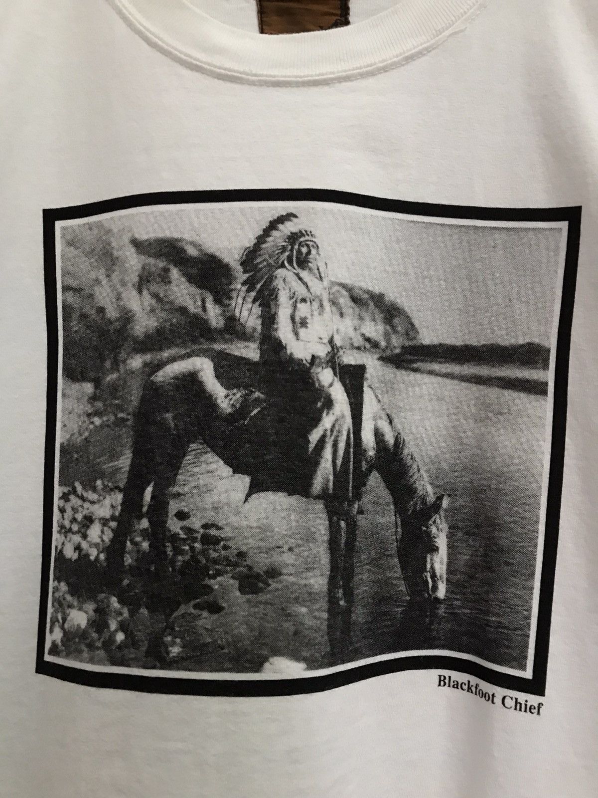 Japanese Brand Vintage Acoustic Japan Blackfoot Chief Photo tshirt Size US M / EU 48-50 / 2 - 5 Thumbnail