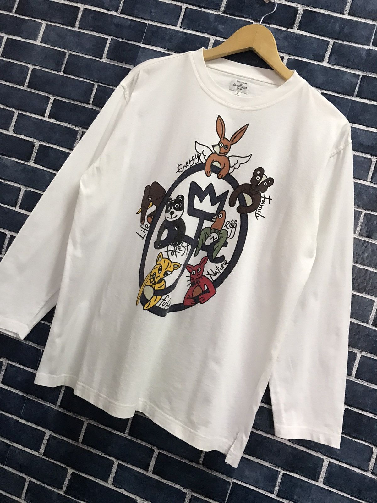 Jean Charles De Castelbajac Vintage Jean charles de castelbajac art Long sleeve tshirt Size US M / EU 48-50 / 2 - 2 Thumbnail