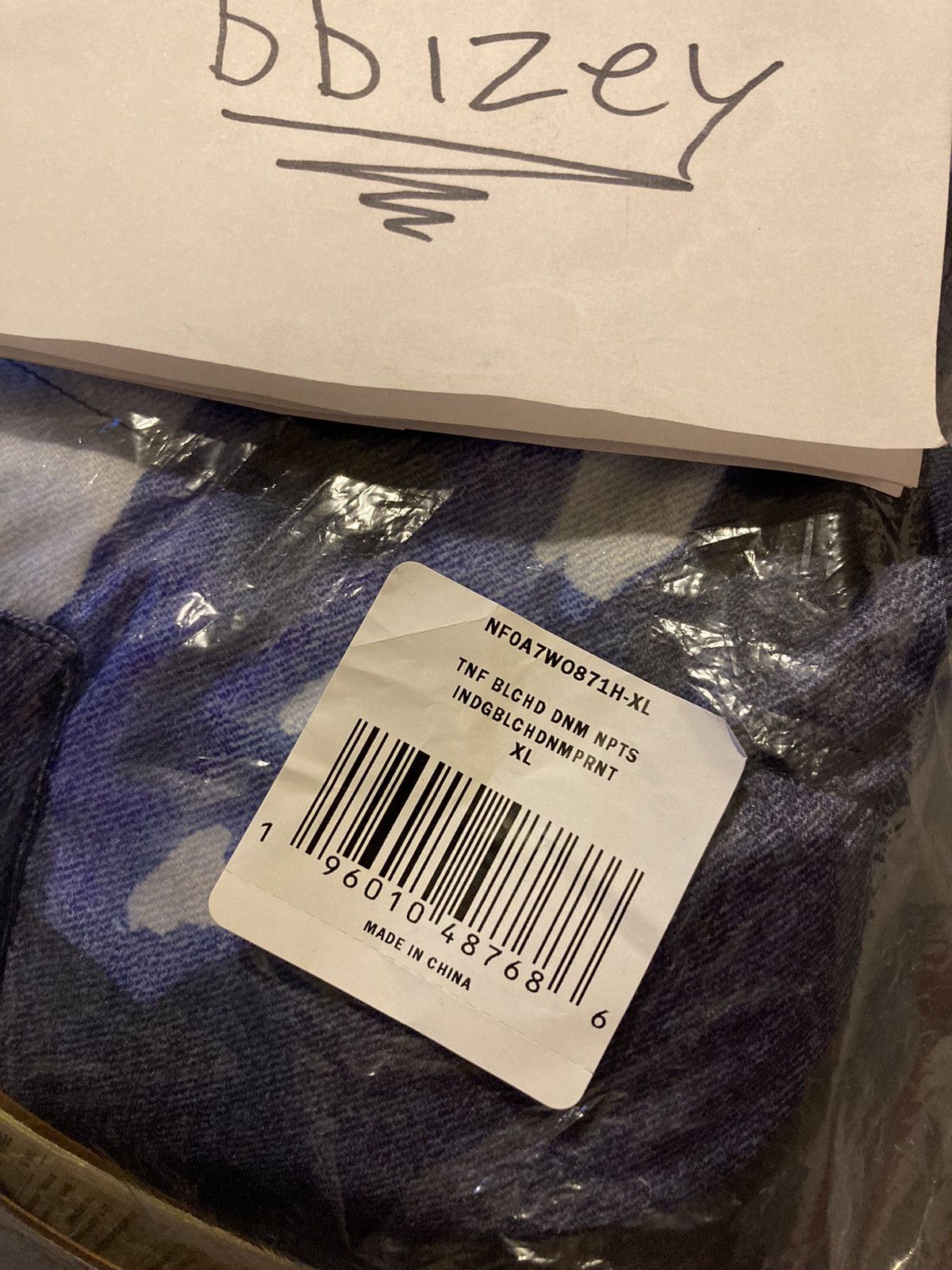Supreme × The North Face Supreme TNF Bleached Denim Print Nuptse Jacket Indigo XL Size US XL / EU 56 / 4 - 7 Thumbnail