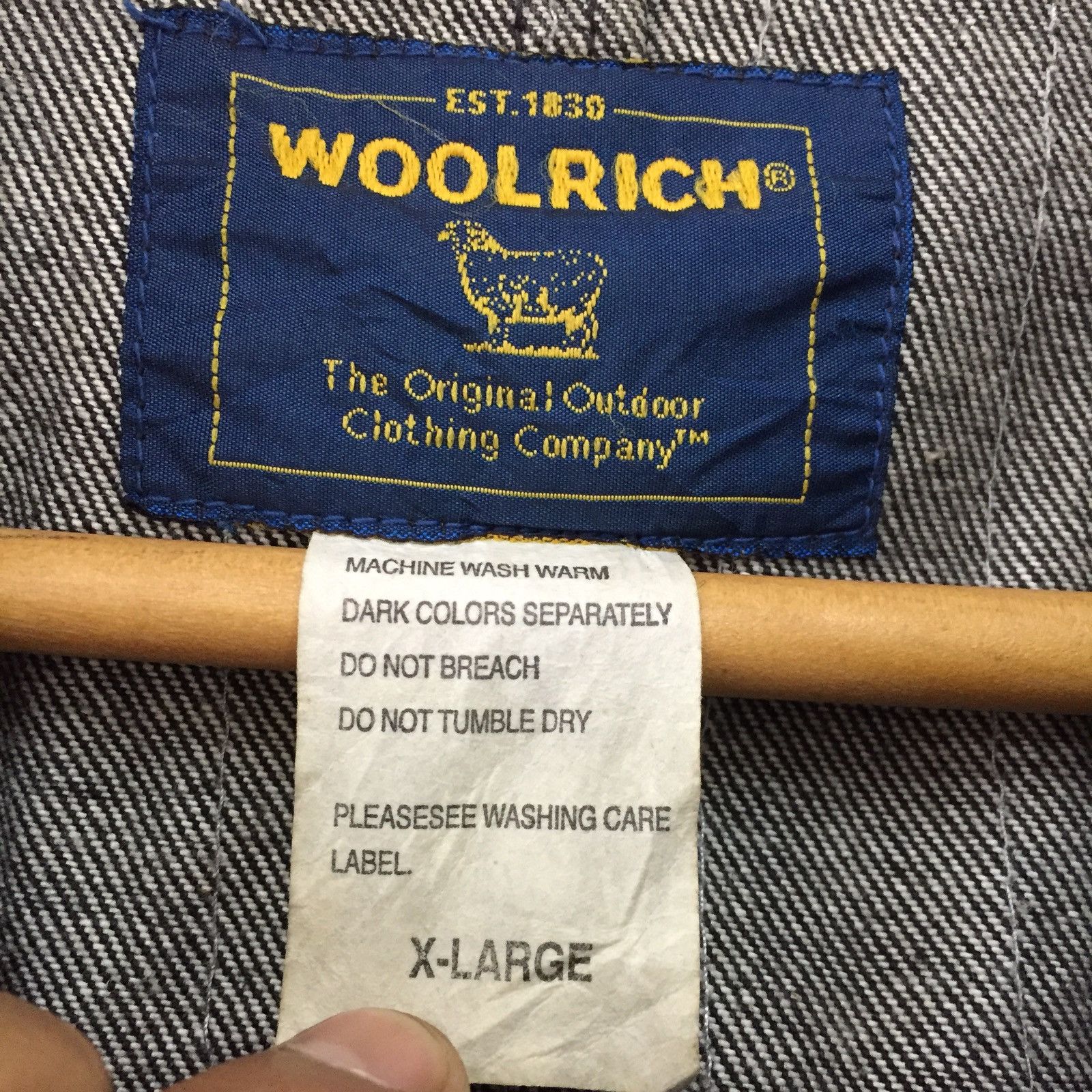 Woolrich Woolen Mills 🔥vintage long jacket/parka jeans by woolrich Size US XL / EU 56 / 4 - 9 Thumbnail