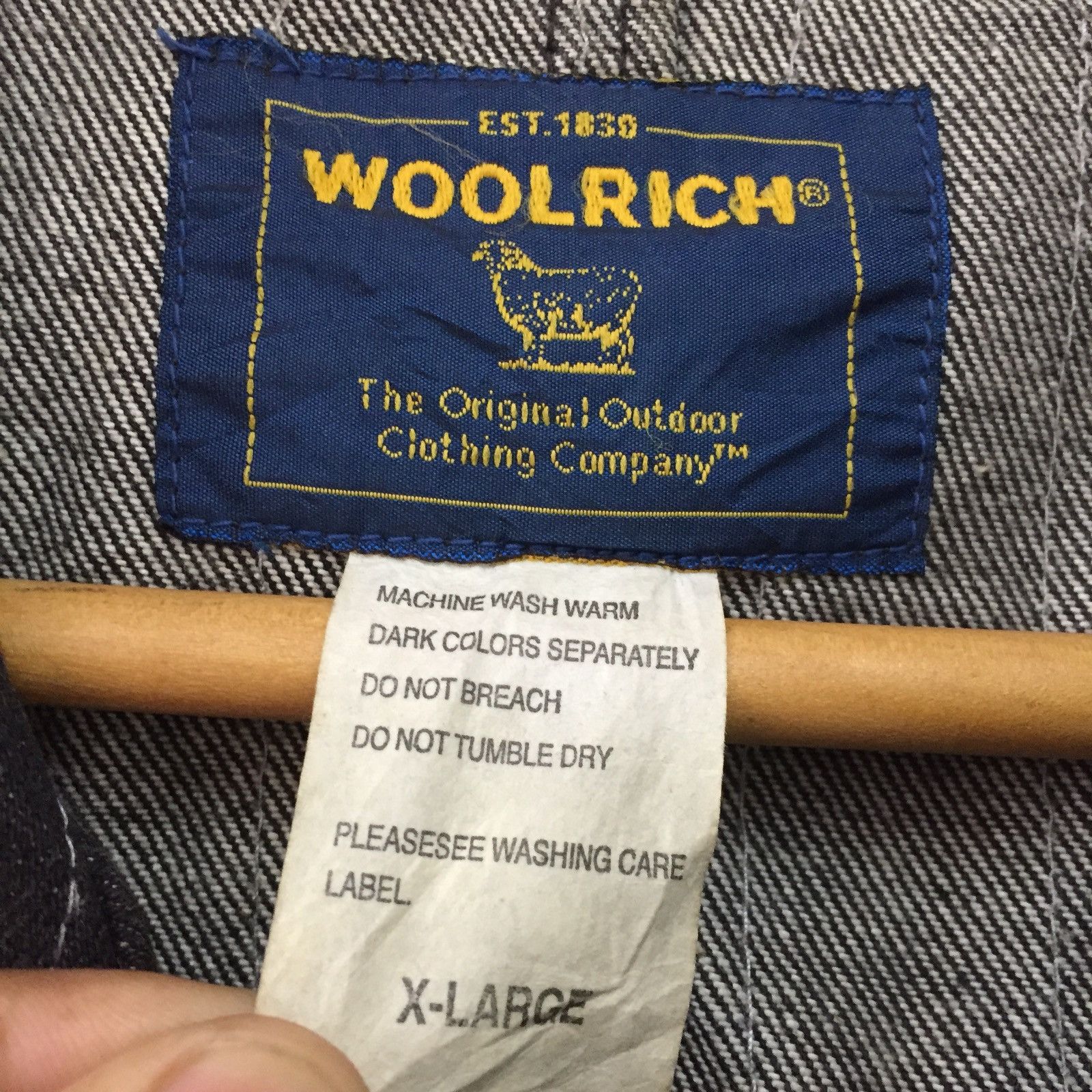 Woolrich Woolen Mills 🔥vintage long jacket/parka jeans by woolrich Size US XL / EU 56 / 4 - 2 Thumbnail