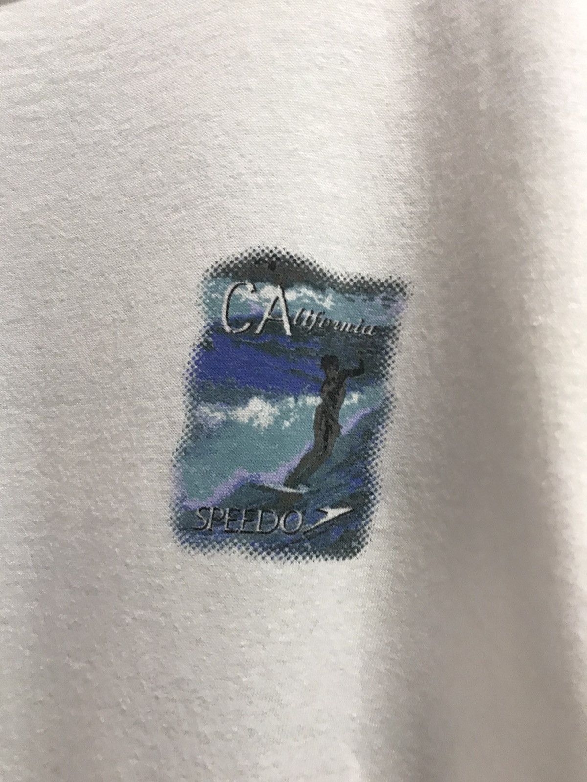 Speedo × Vintage Vintage 90’s SPEEDO Surf Style Back Hint Tshirt Size US M / EU 48-50 / 2 - 5 Thumbnail