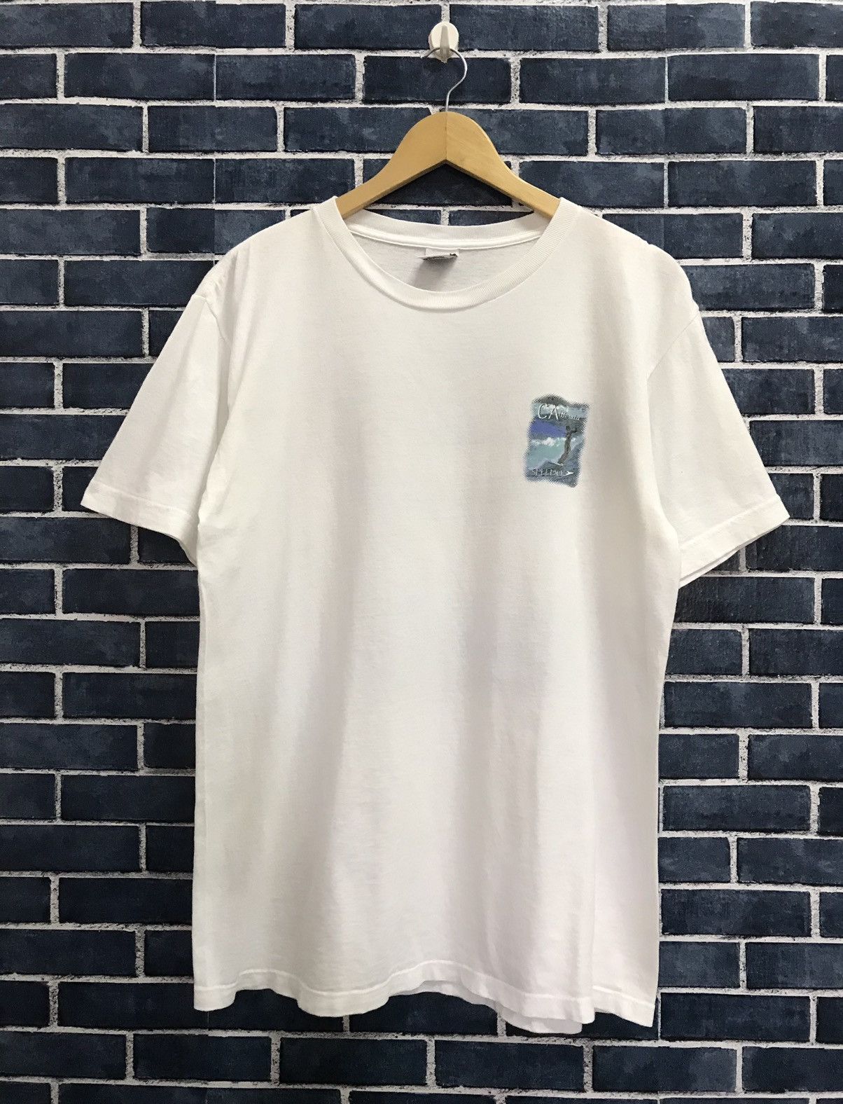 Speedo × Vintage Vintage 90’s SPEEDO Surf Style Back Hint Tshirt Size US M / EU 48-50 / 2 - 2 Thumbnail