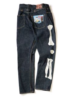 Kapital Skeleton Denim | Grailed