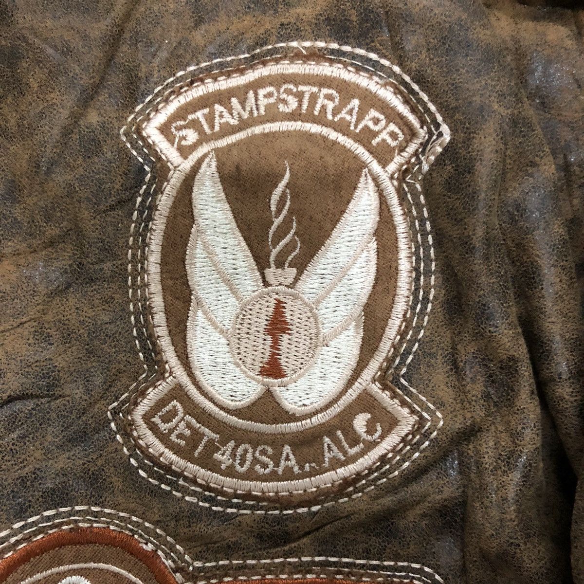 Vintage 🔥Last drop Rare vintage Top gun leather jacket hard to find Size US XL / EU 56 / 4 - 17 Thumbnail