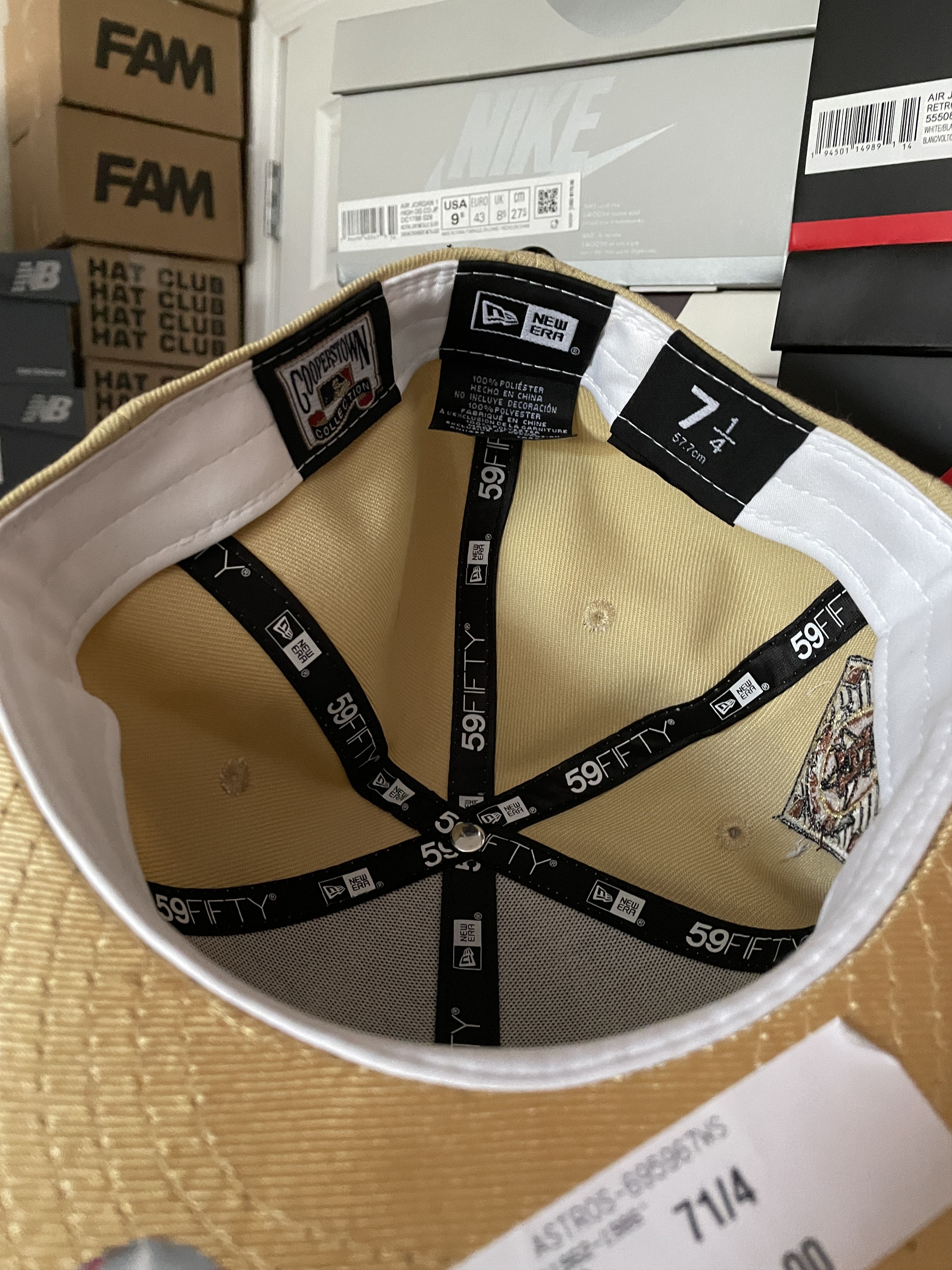 MLB × New Era 7 1/4 4ucaps Hennessy Houston Astros Silver Liquor Gold Size ONE SIZE - 6 Thumbnail