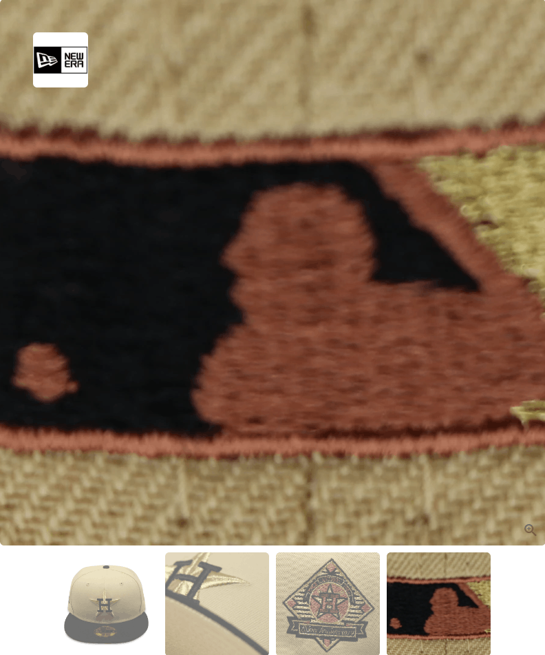 MLB × New Era 7 1/4 4ucaps Hennessy Houston Astros Silver Liquor Gold Size ONE SIZE - 12 Thumbnail