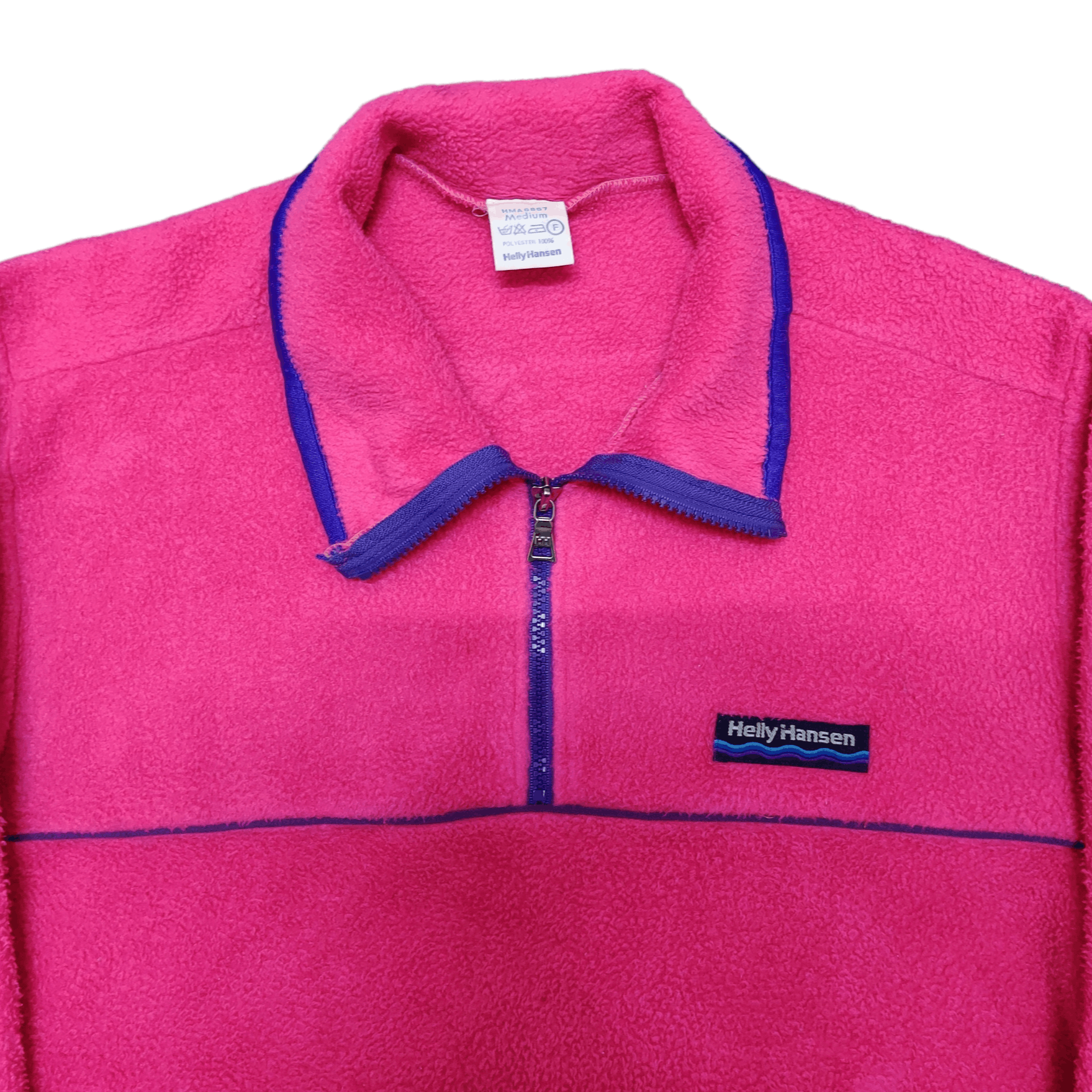 Helly Hansen Vintage Helly Hansen Fleece Half Zipper Jacket Size US M / EU 48-50 / 2 - 2 Thumbnail