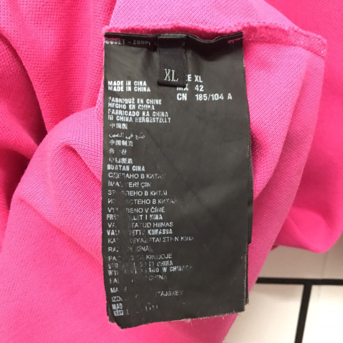 Prada PRADA Hot Pink Pique Polo Shirt Size US L / EU 52-54 / 3 - 10 Thumbnail