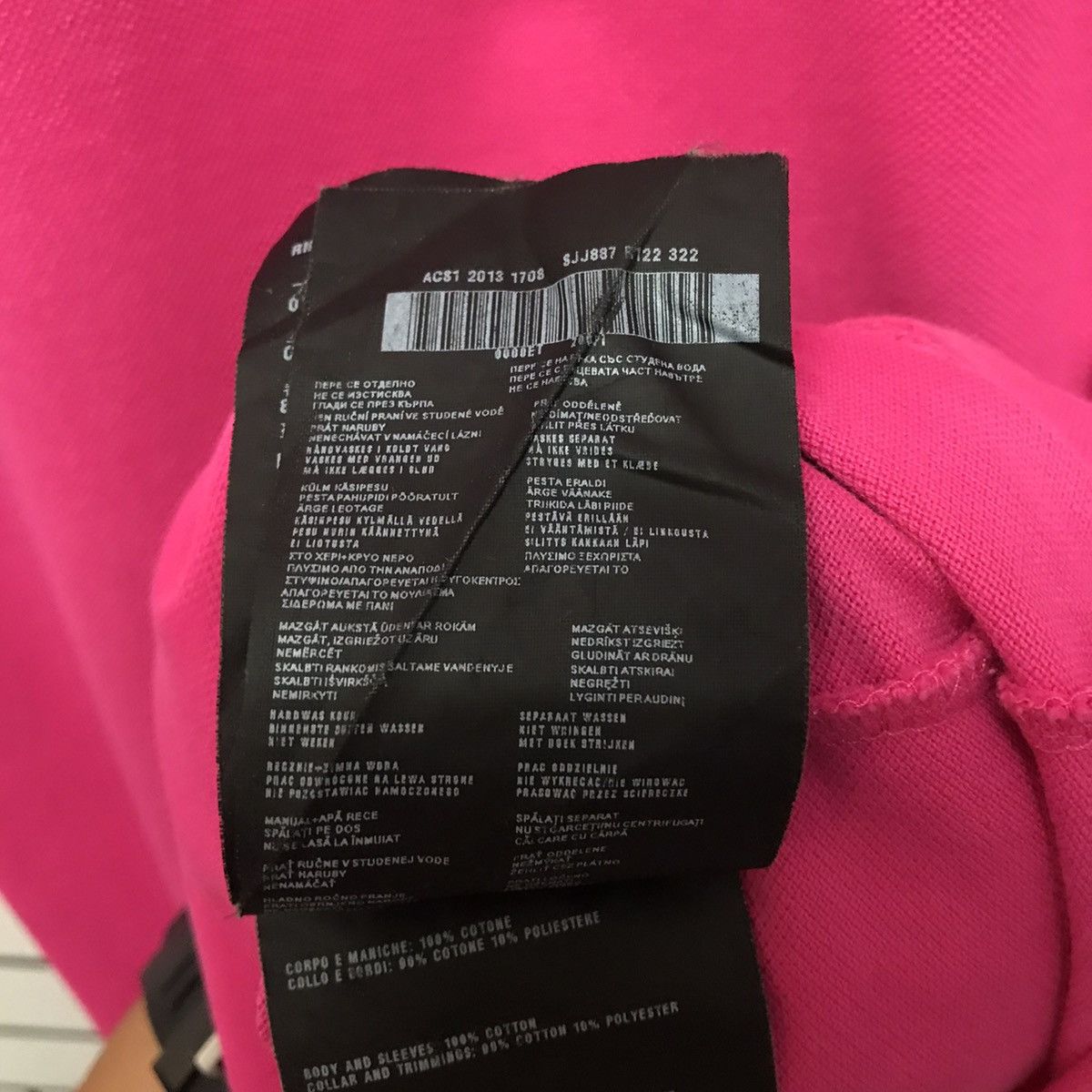 Prada PRADA Hot Pink Pique Polo Shirt Size US L / EU 52-54 / 3 - 13 Thumbnail