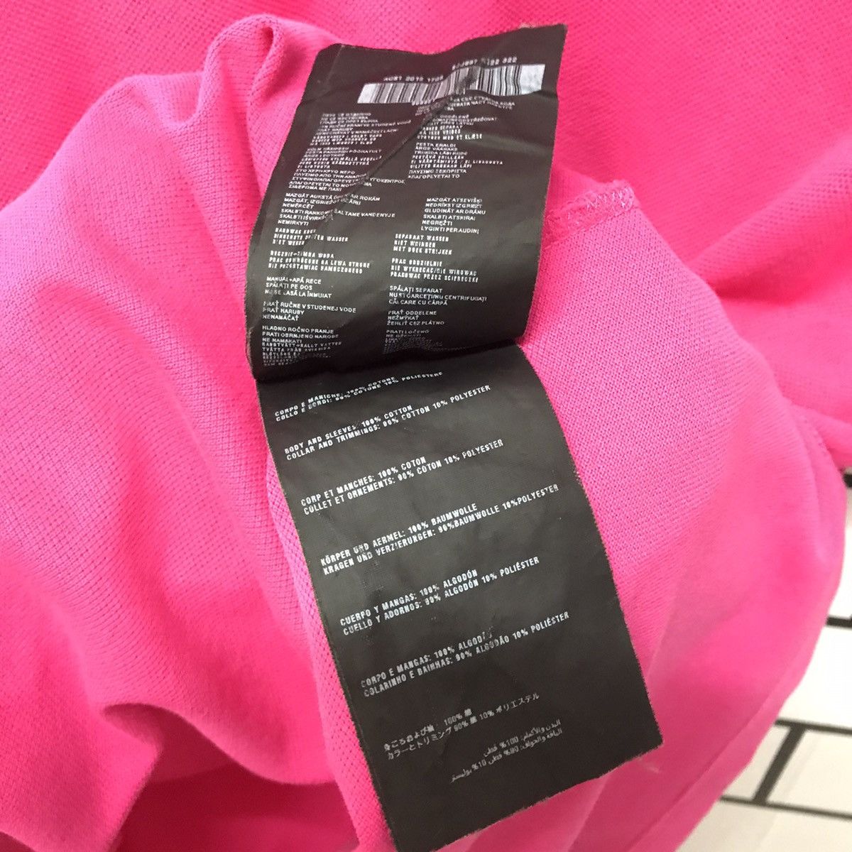Prada PRADA Hot Pink Pique Polo Shirt Size US L / EU 52-54 / 3 - 12 Thumbnail