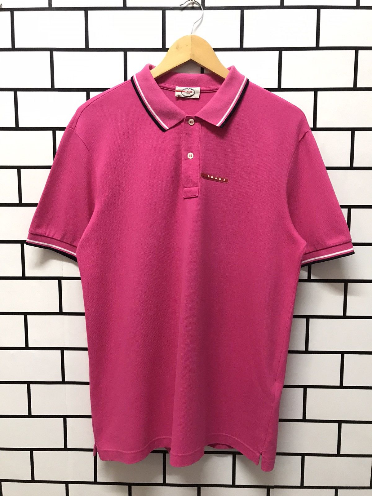 Pink best sale prada polo