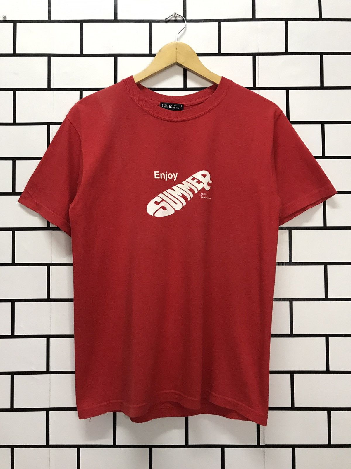 Beams Plus Beams japan X Palm Graphics Modern Surf Art Tshirt Size US S / EU 44-46 / 1 - 1 Thumbnail