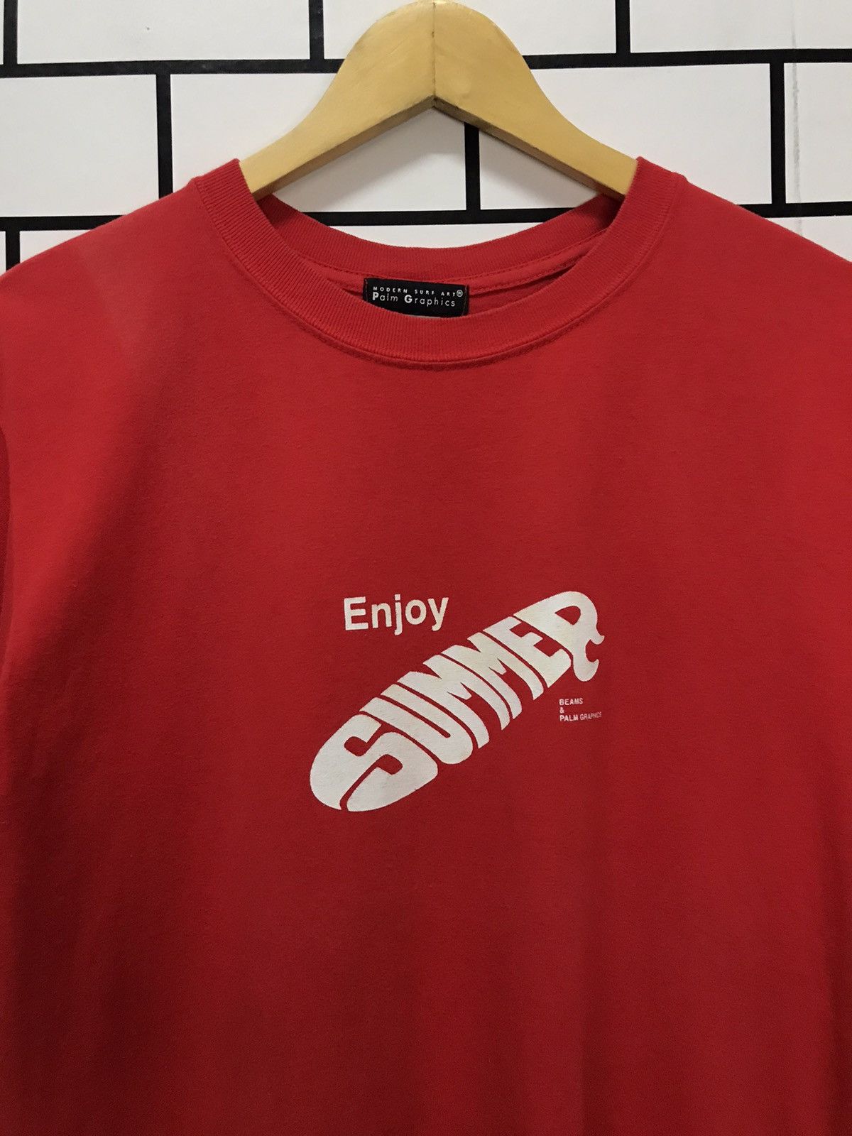 Beams Plus Beams japan X Palm Graphics Modern Surf Art Tshirt Size US S / EU 44-46 / 1 - 4 Thumbnail