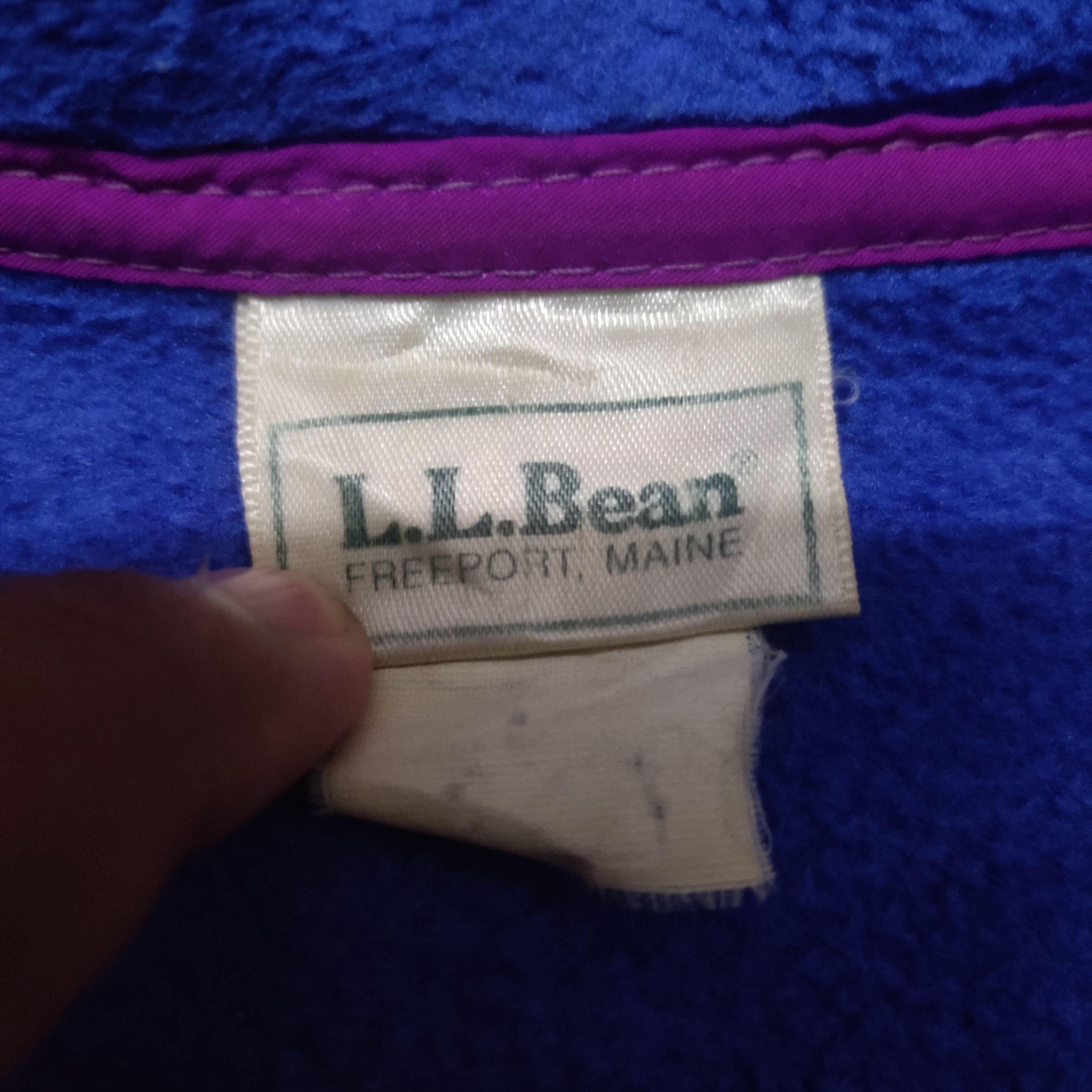 L.L. Bean Vintage L.L. Bean Fleece Size US L / EU 52-54 / 3 - 7 Thumbnail