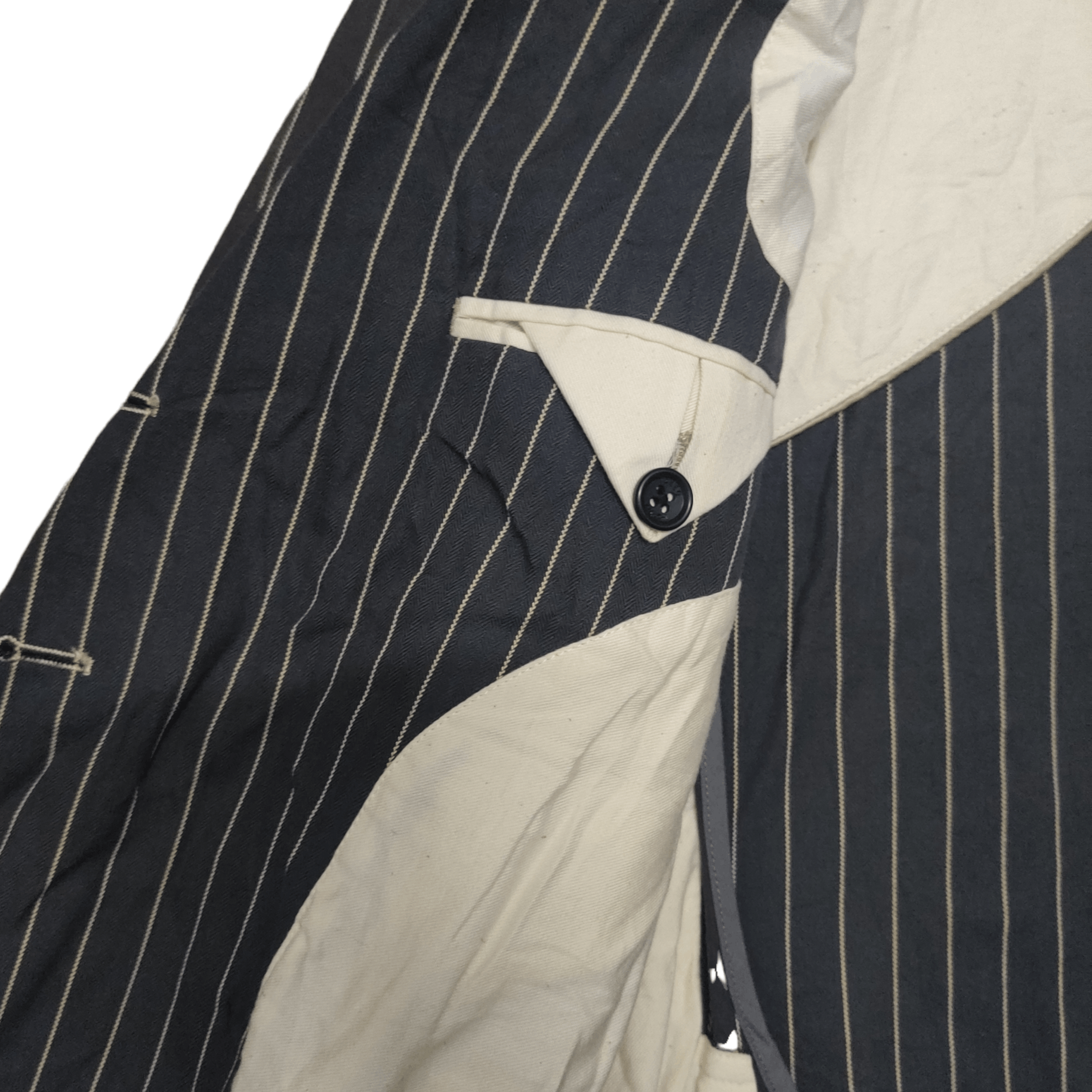 Takeo Kikuchi Takeo Kikuchi Coat Double Breasted Jacket Stripe Size US S / EU 44-46 / 1 - 6 Thumbnail