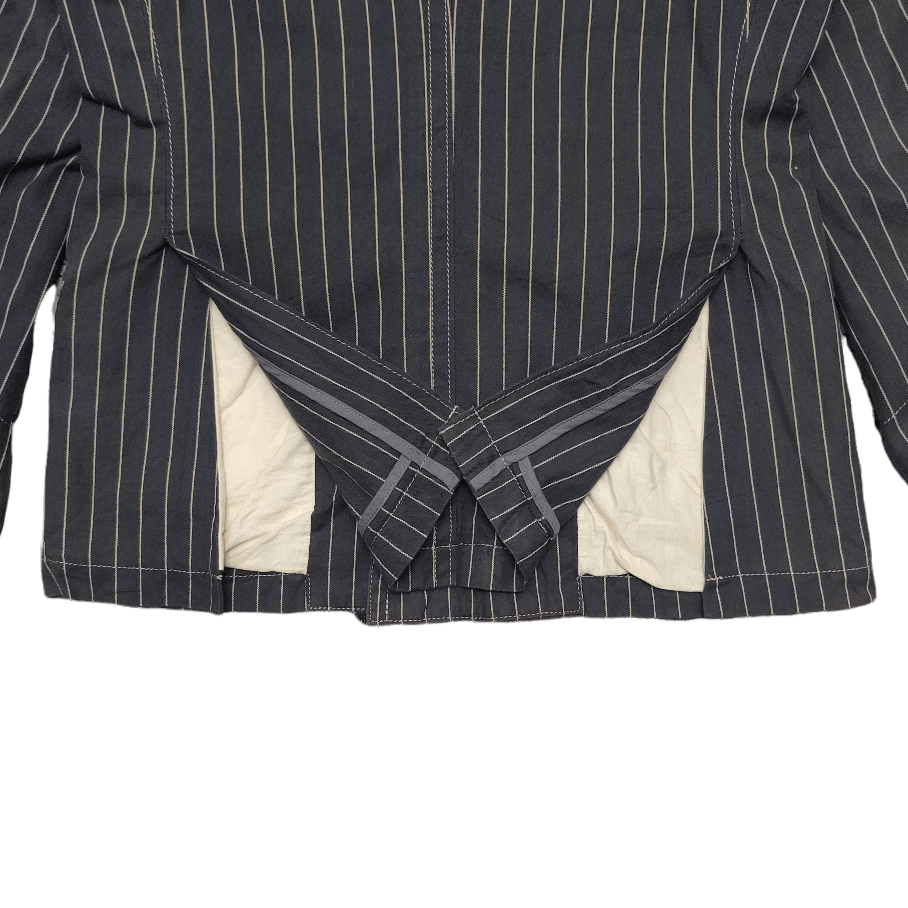 Takeo Kikuchi Takeo Kikuchi Coat Double Breasted Jacket Stripe Size US S / EU 44-46 / 1 - 13 Thumbnail