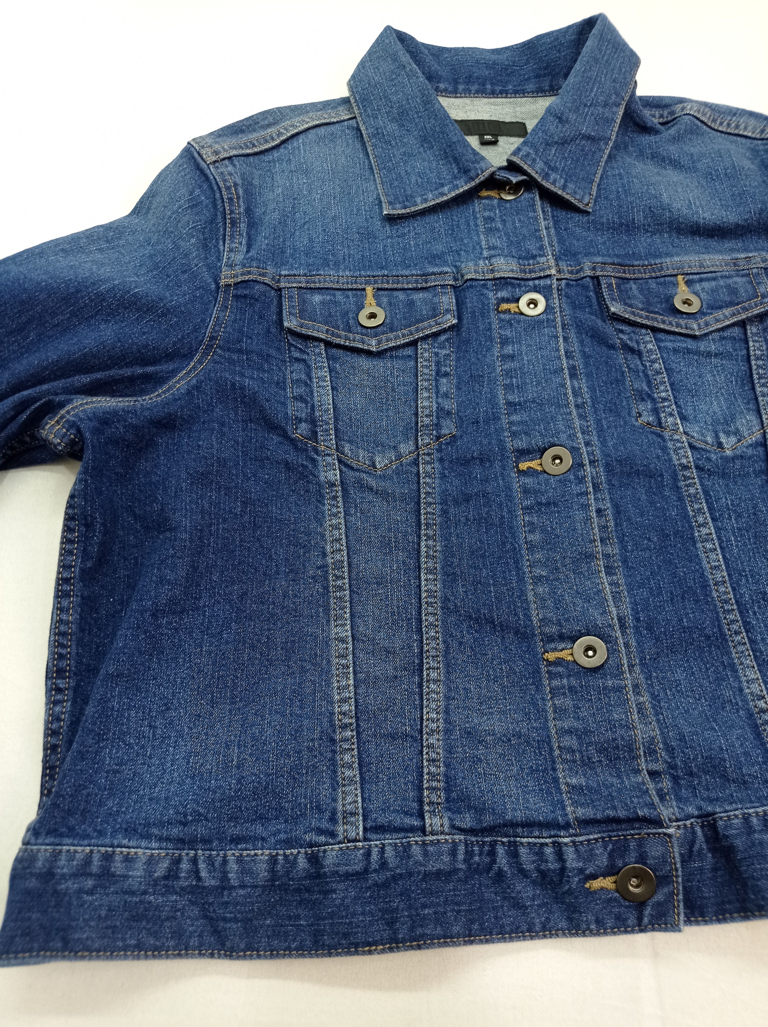 Uniqlo Uniqlo Denim Jacket Size 3XL / US 20-22 - 10 Thumbnail