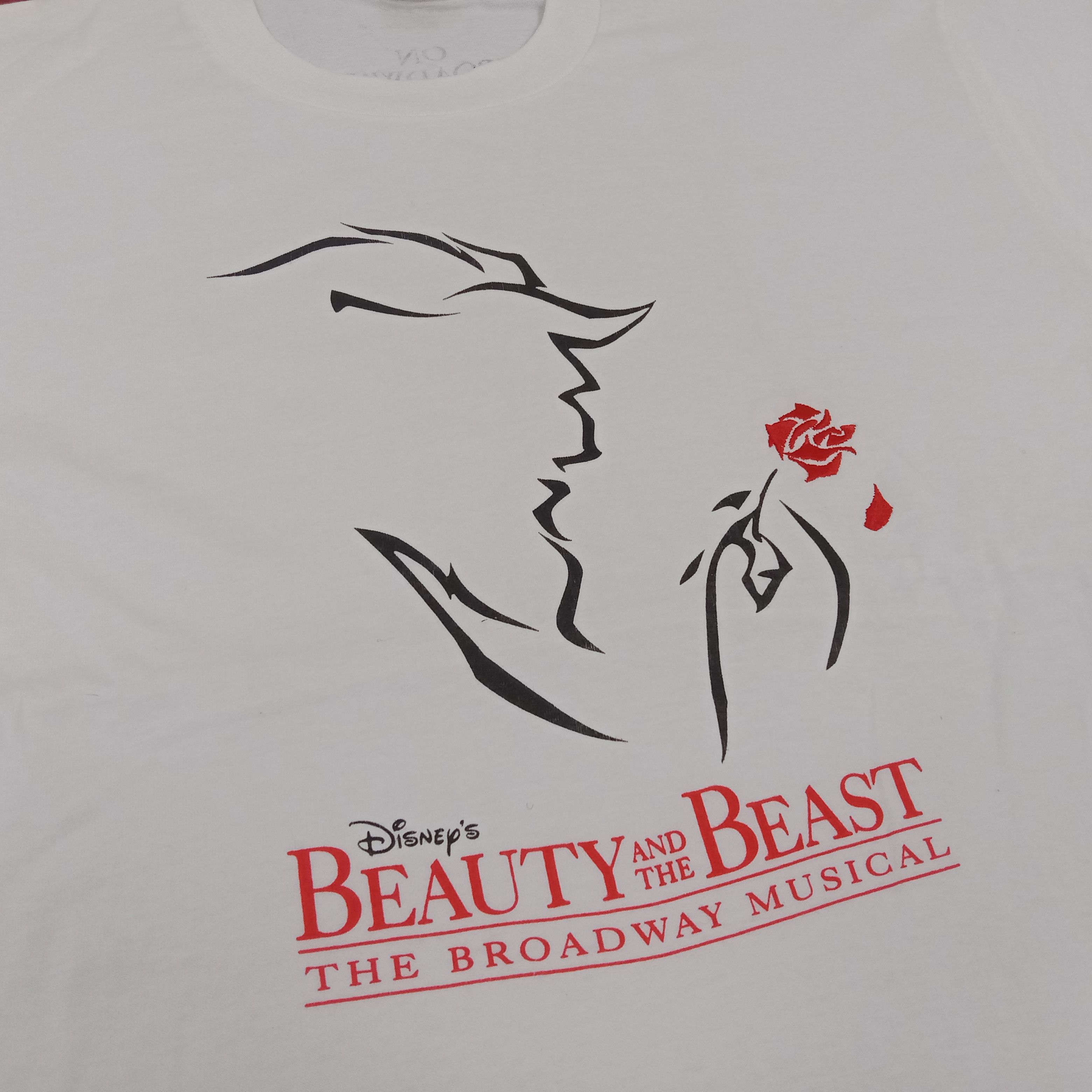 Beauty Beast × Disney × Vintage Disney Beauty And The Beast Movie Vintage Tshirt Size US XL / EU 56 / 4 - 2 Thumbnail