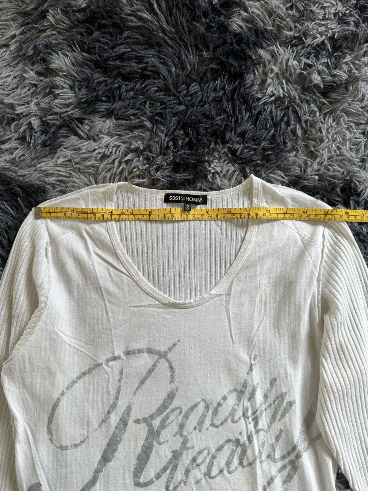 5351 POUR LES HOMMES SS12 5351 “ READY STEADY “ mesh quarter sleeve Size US M / EU 48-50 / 2 - 13 Thumbnail