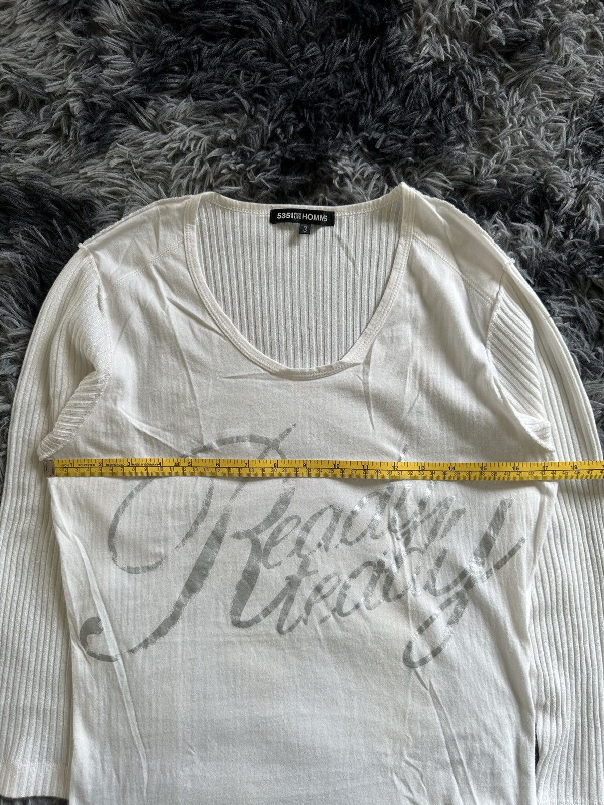 5351 POUR LES HOMMES SS12 5351 “ READY STEADY “ mesh quarter sleeve Size US M / EU 48-50 / 2 - 14 Thumbnail