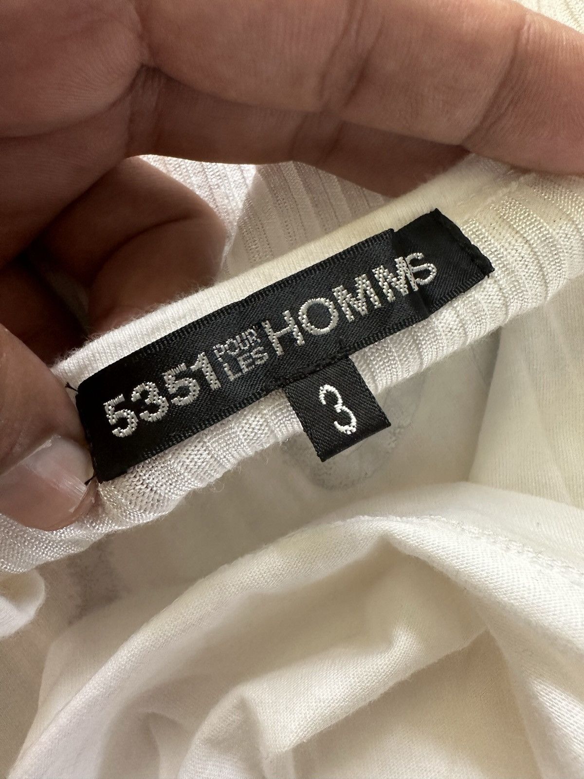 5351 POUR LES HOMMES SS12 5351 “ READY STEADY “ mesh quarter sleeve Size US M / EU 48-50 / 2 - 16 Thumbnail
