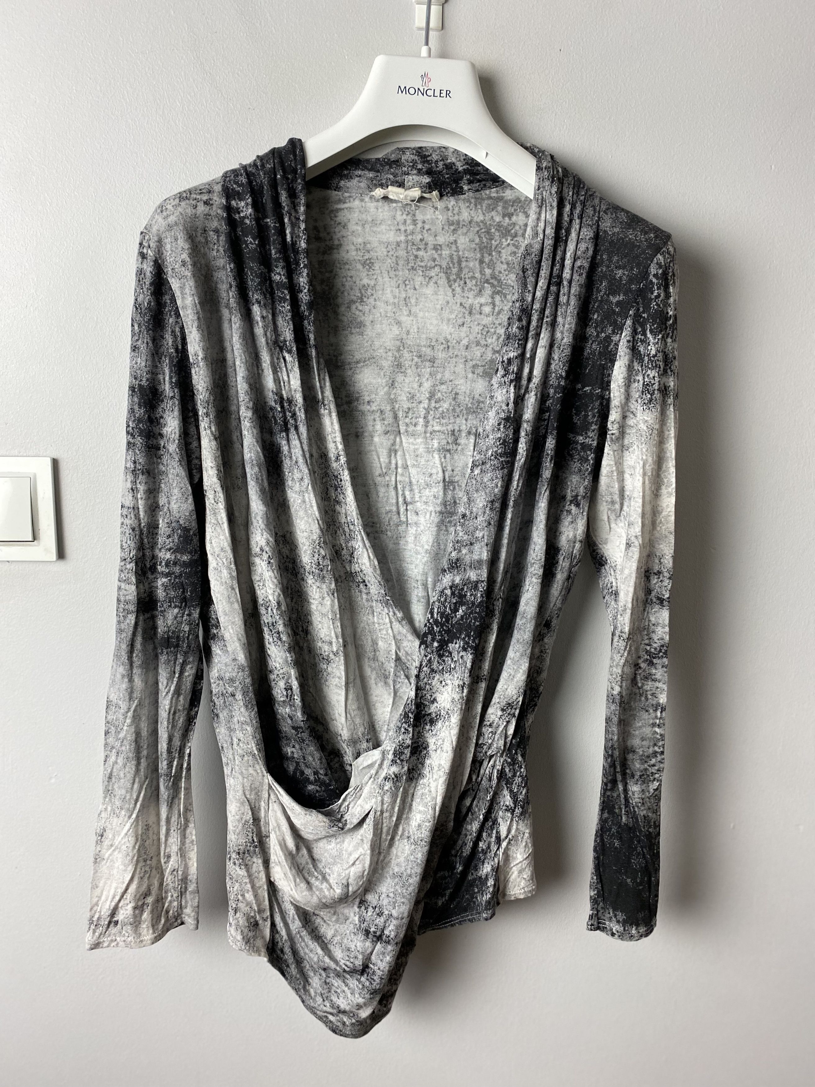 Helmut Lang Helmut Lang marble long sleeve t-shirt tee Size L / US 10 / IT 46 - 1 Thumbnail