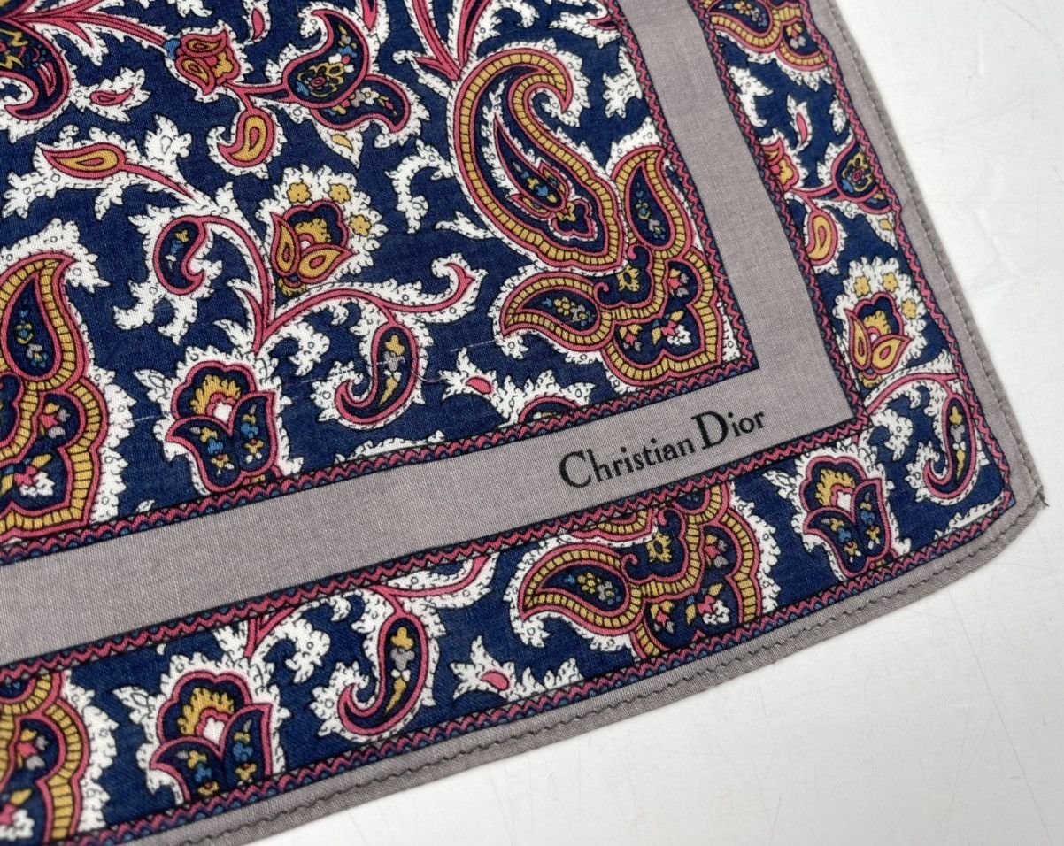 Christian Dior Monsieur christian dior bandana handkerchief neckerchief HC0538 Size ONE SIZE - 3 Thumbnail