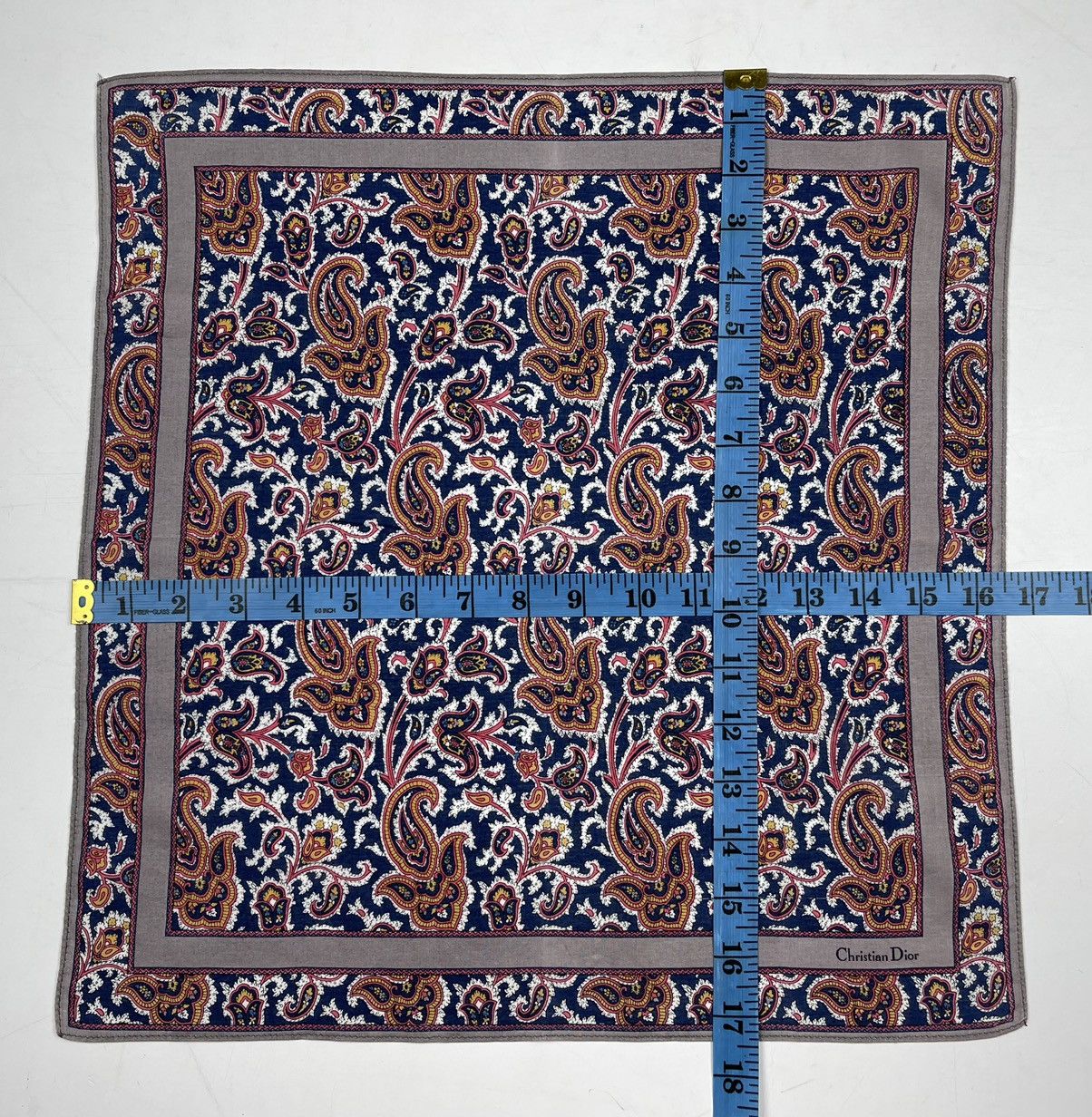 Christian Dior Monsieur christian dior bandana handkerchief neckerchief HC0538 Size ONE SIZE - 6 Thumbnail