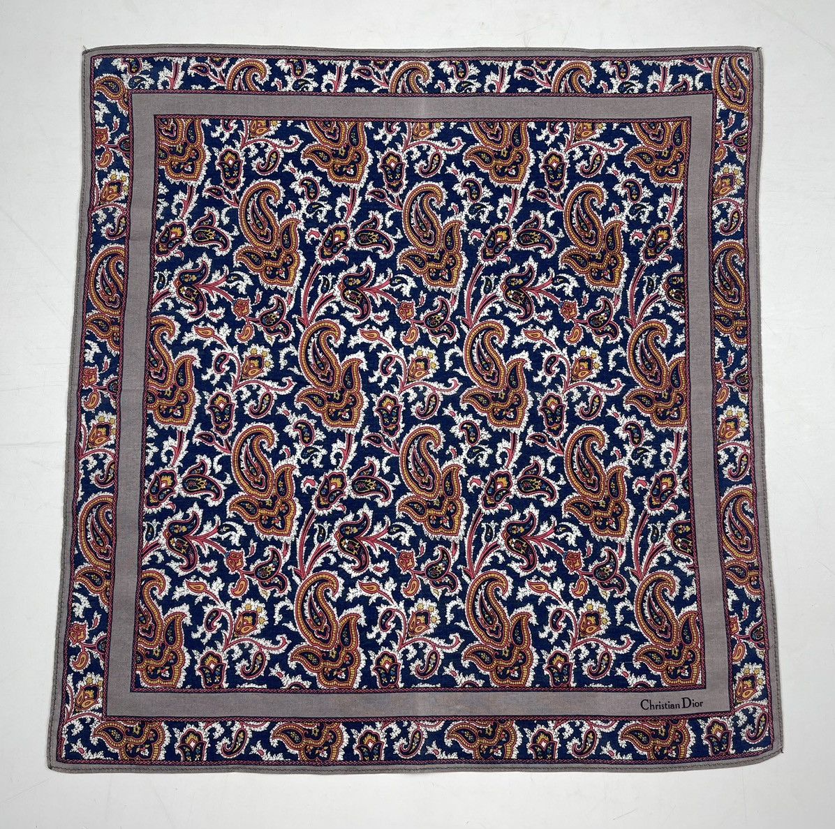 Christian Dior Monsieur christian dior bandana handkerchief neckerchief HC0538 Size ONE SIZE - 2 Thumbnail