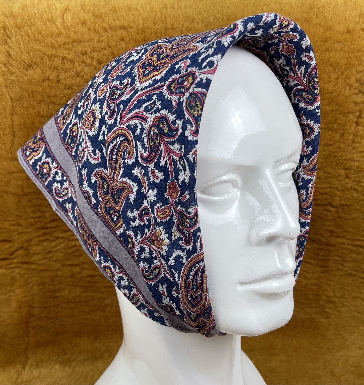 Christian Dior Monsieur christian dior bandana handkerchief neckerchief HC0538 Size ONE SIZE - 1 Thumbnail