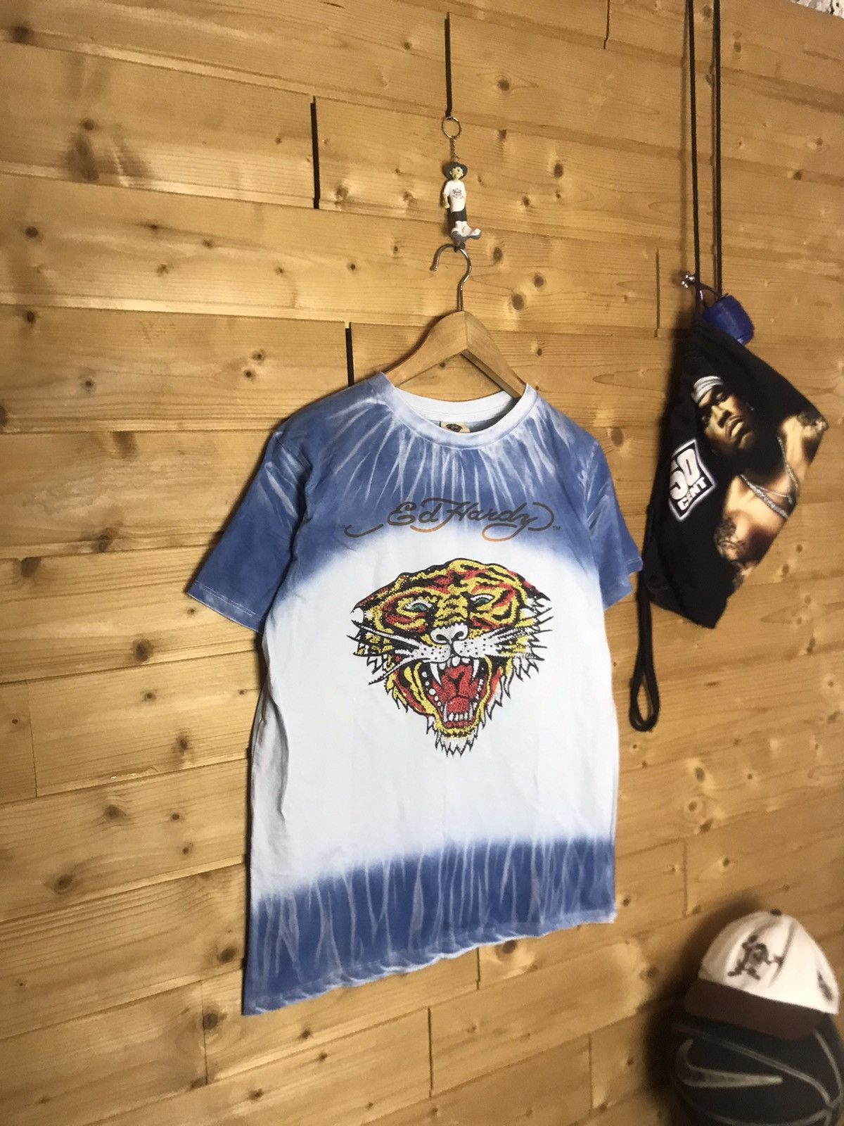Ed Hardy Ed Hardy tiger tie dye t-shirt Size US L / EU 52-54 / 3 - 1 Thumbnail